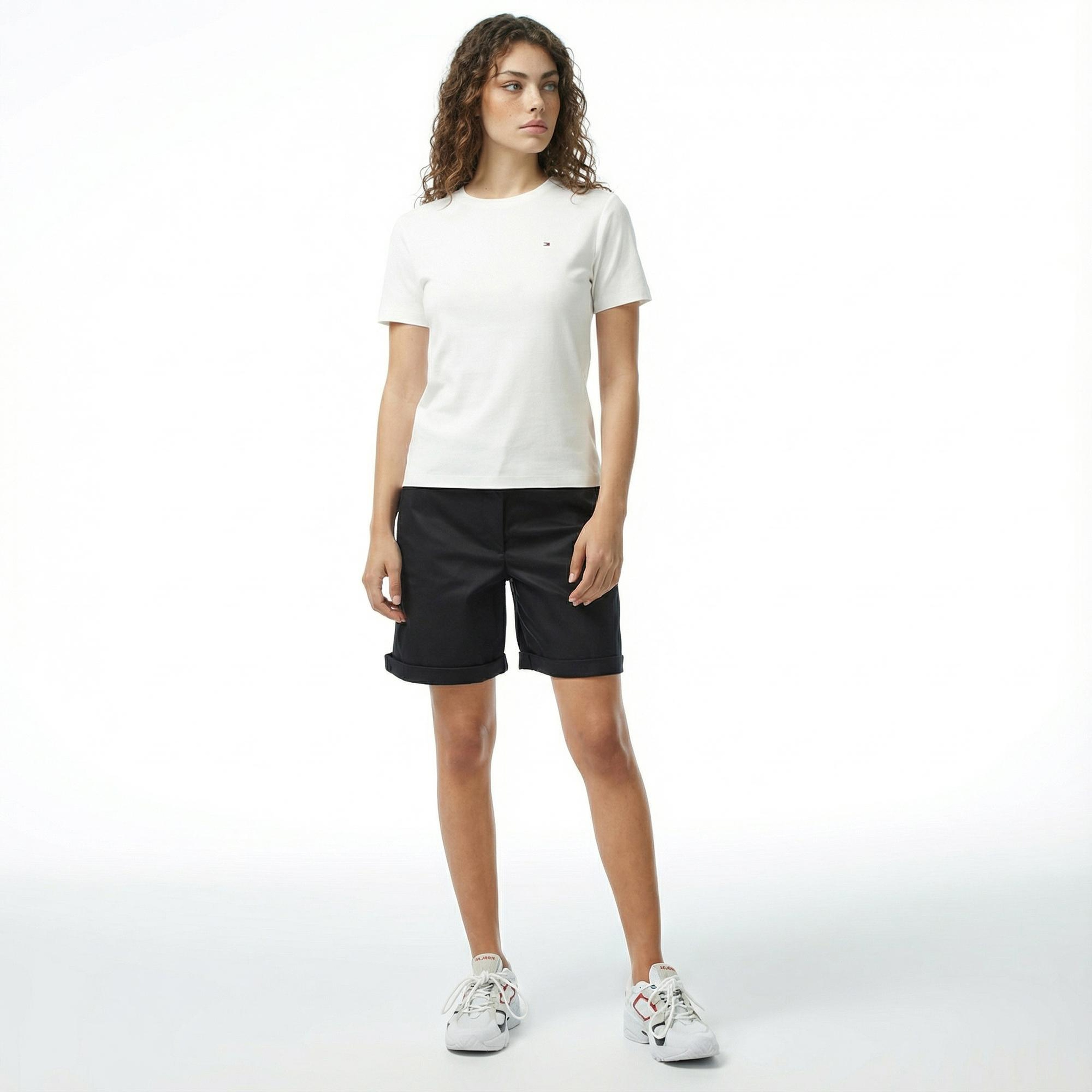 Tommy Hilfiger Cody Kadın Beyaz T-Shirt