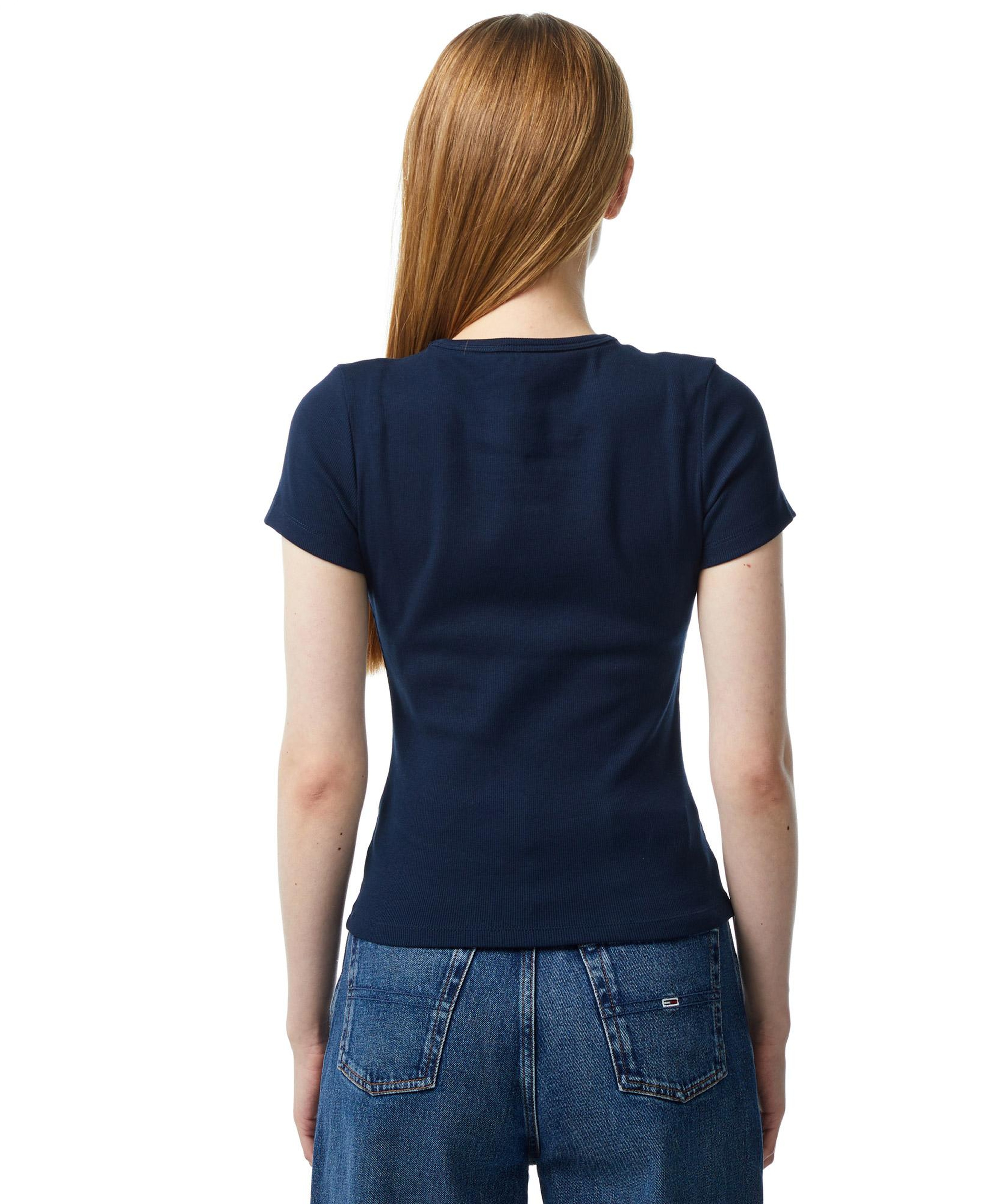 Tommy Hilfiger Badge Kadın Lacivert T-Shirt