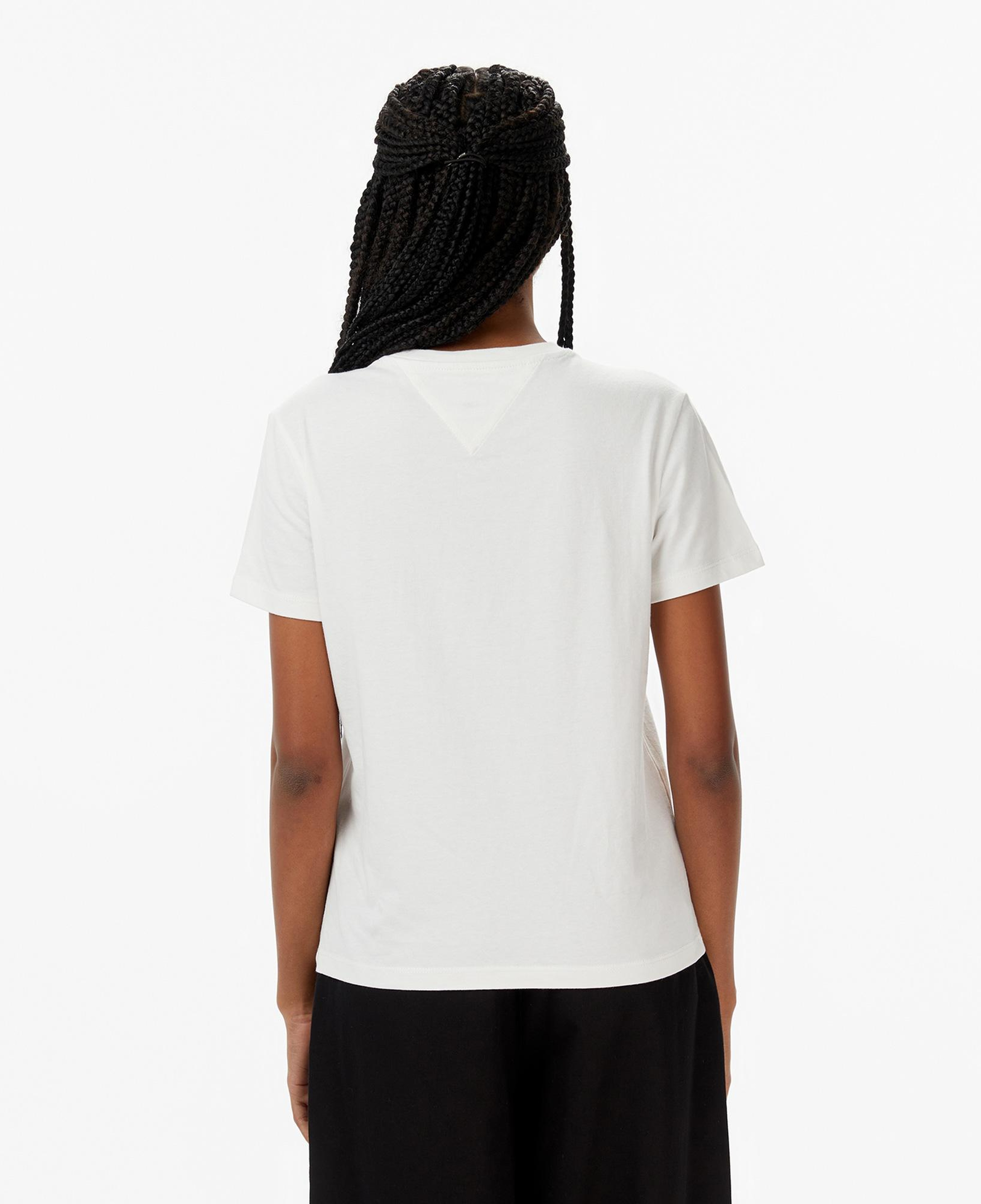 Tommy Jeans Regular Varsity Kadın Beyaz T-Shirt