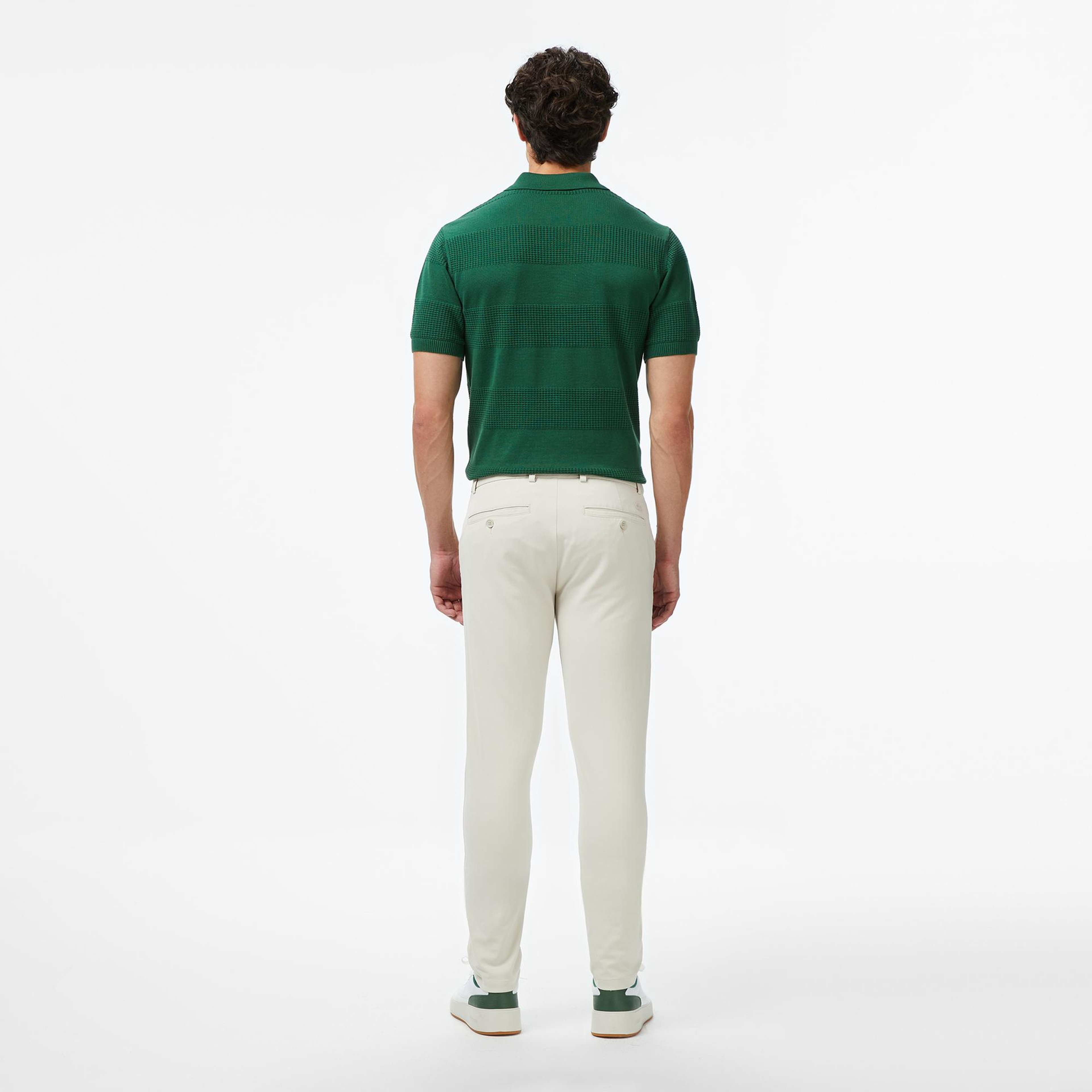 Lacoste Erkek Slim Fit Gri Chino Pantolon