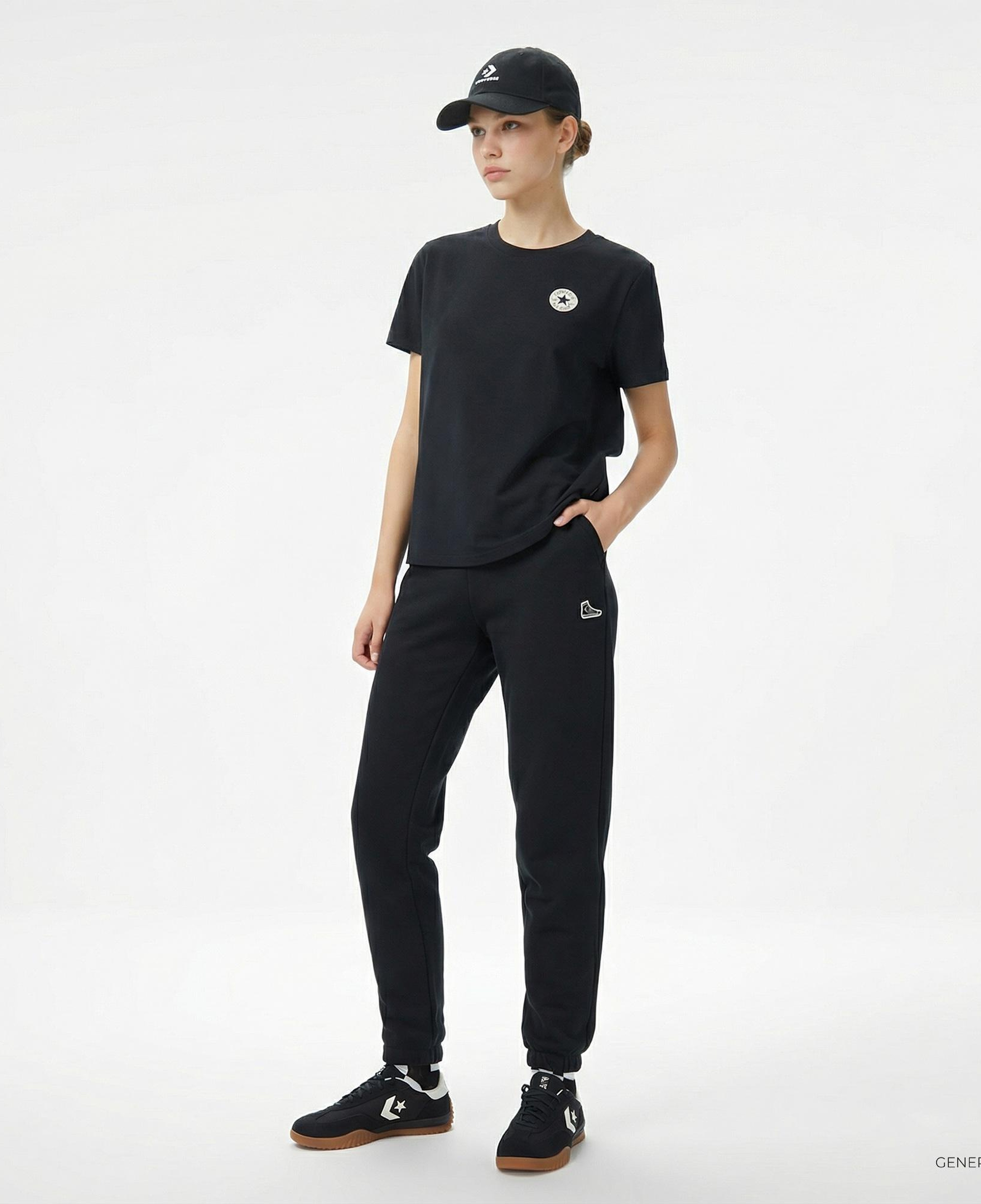 Converse Kadın Siyah Eşofman Altı