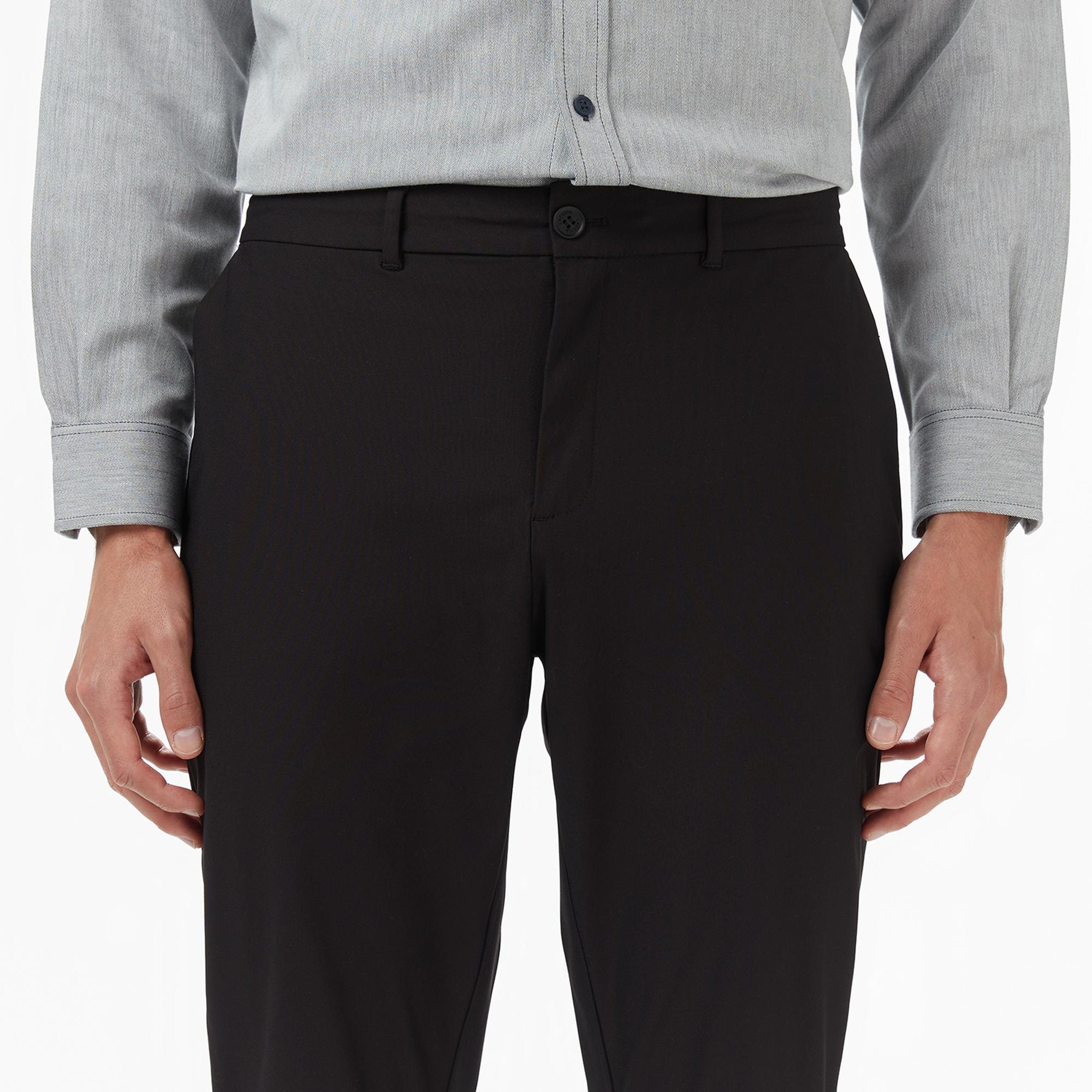 Lacoste Erkek Slim Fit Siyah Pantolon