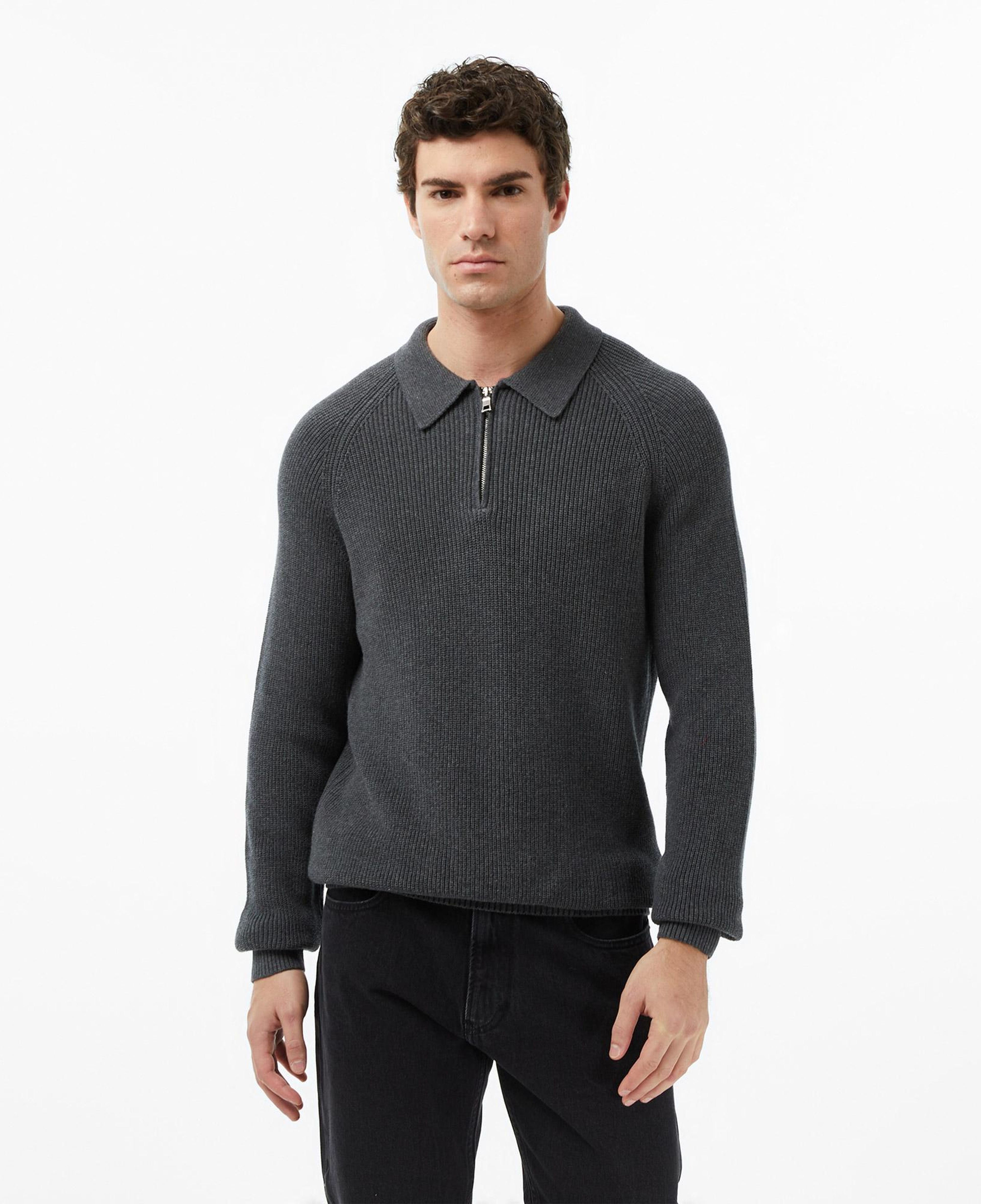 Nautica Erkek Gri Classic Fit Kazak