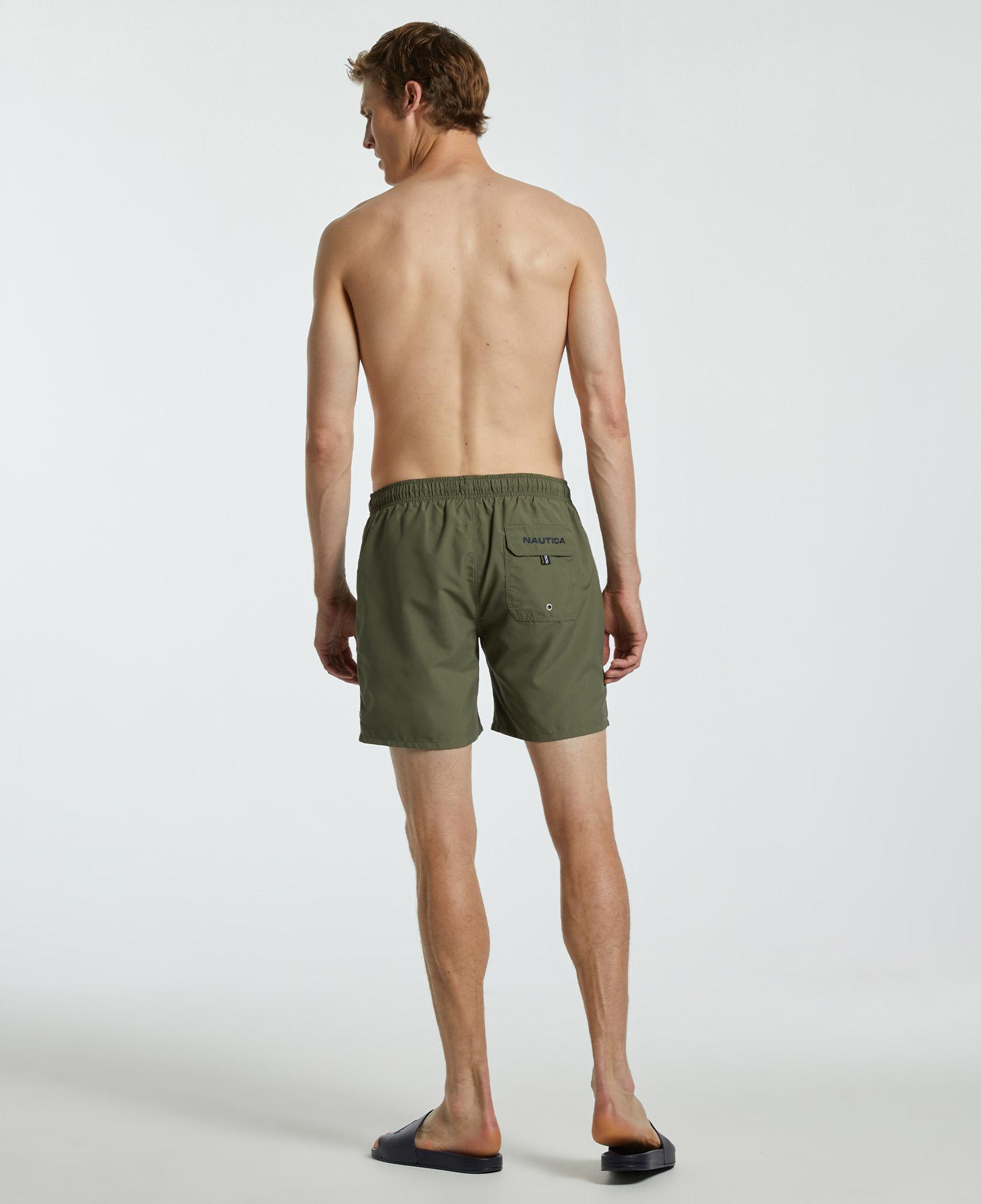 Nautica Erkek Haki Regular Fit Deniz Şortu