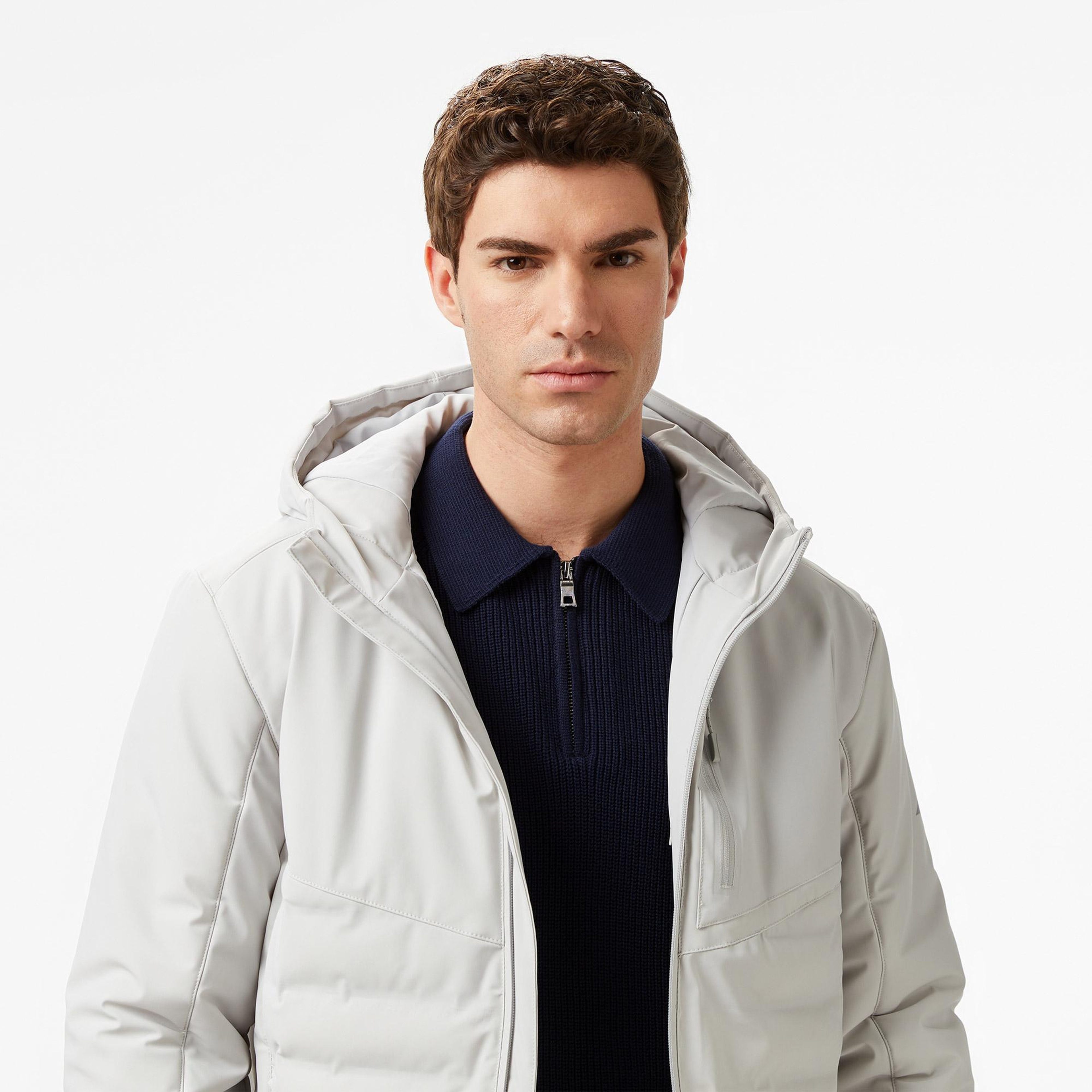 Nautica Erkek Gri Regular Fit Mont