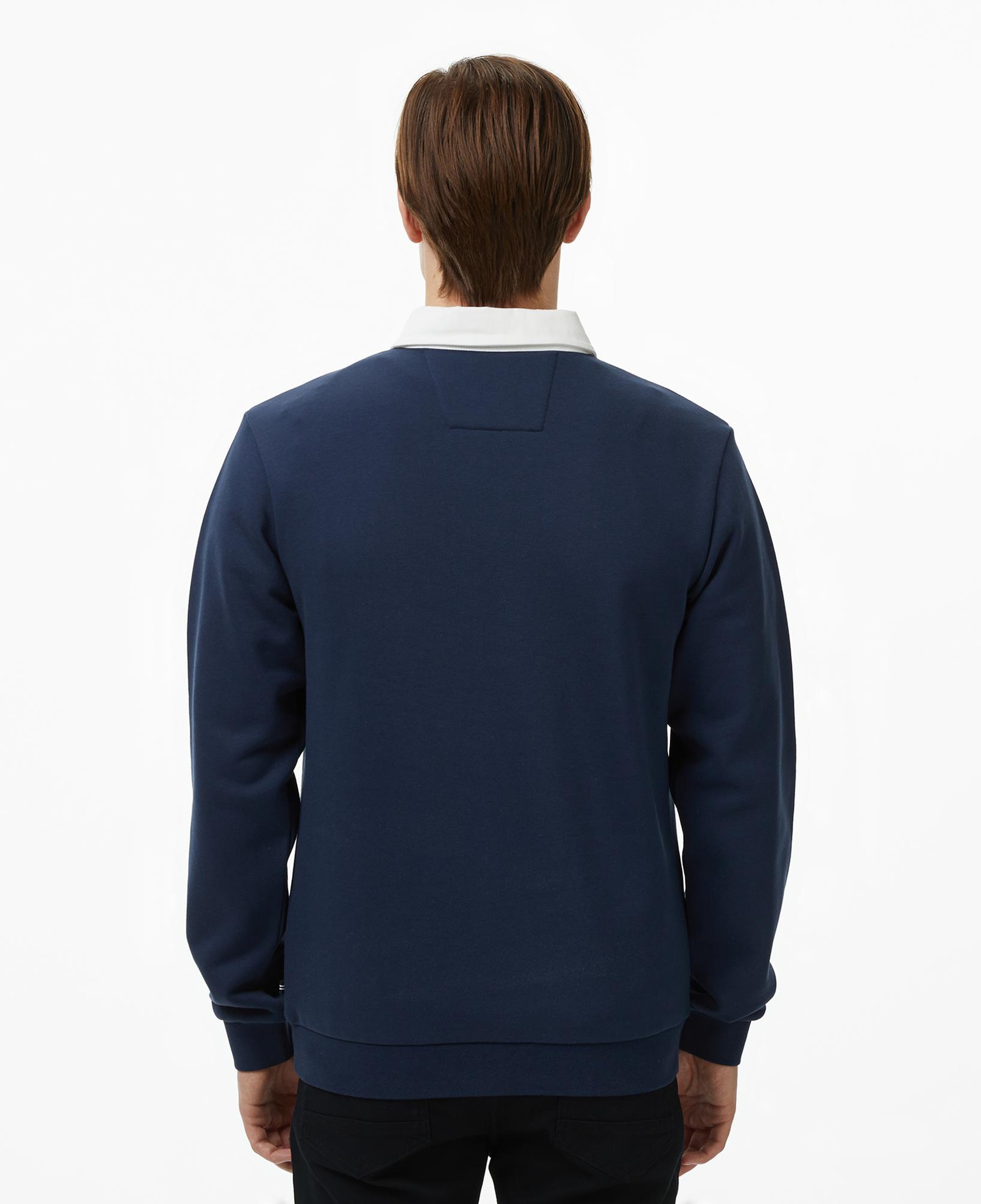 Nautica Erkek Lacivert Uzun Kollu Polo Yaka T-Shirt