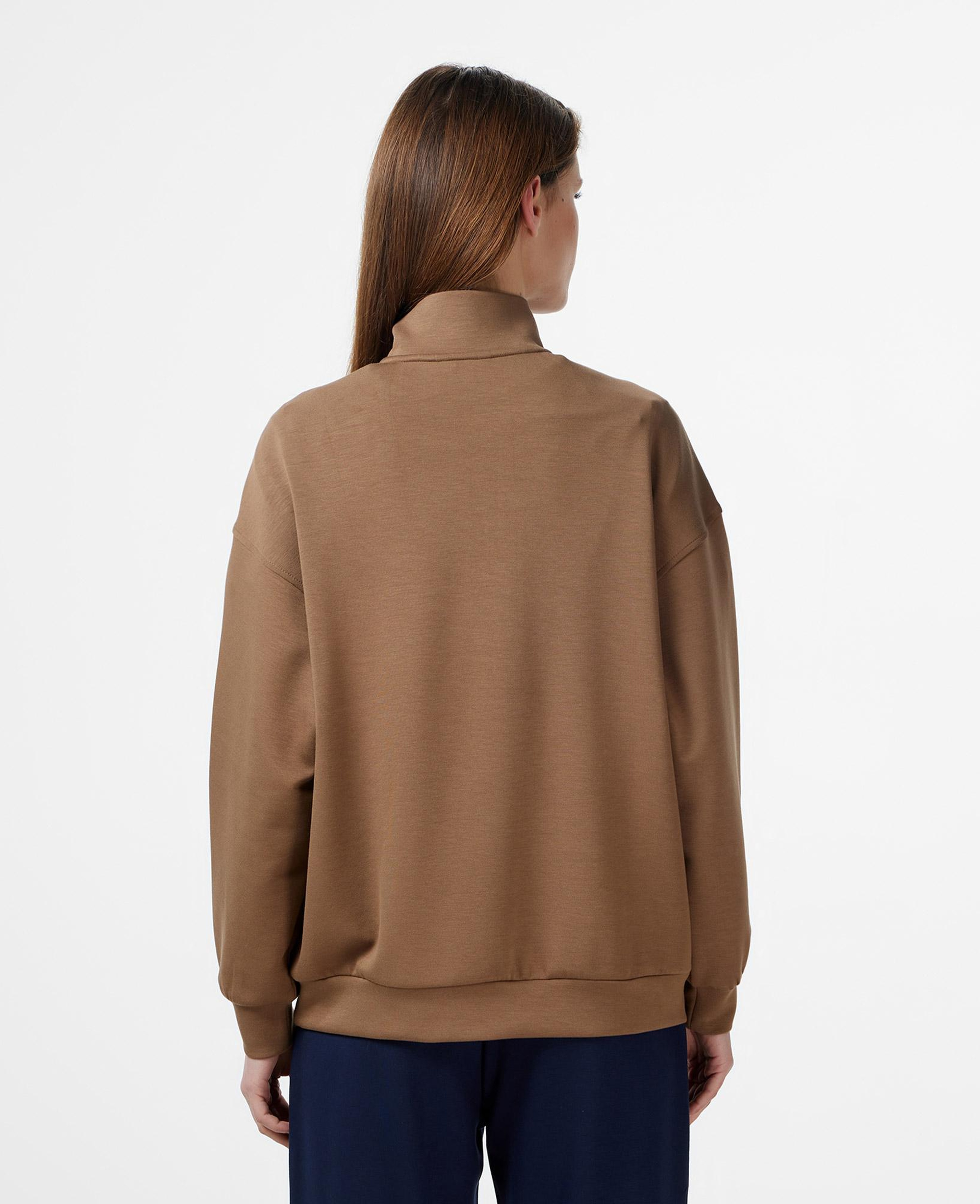 Nautica Kadın Kahverengi Regular Fit Sweatshirt