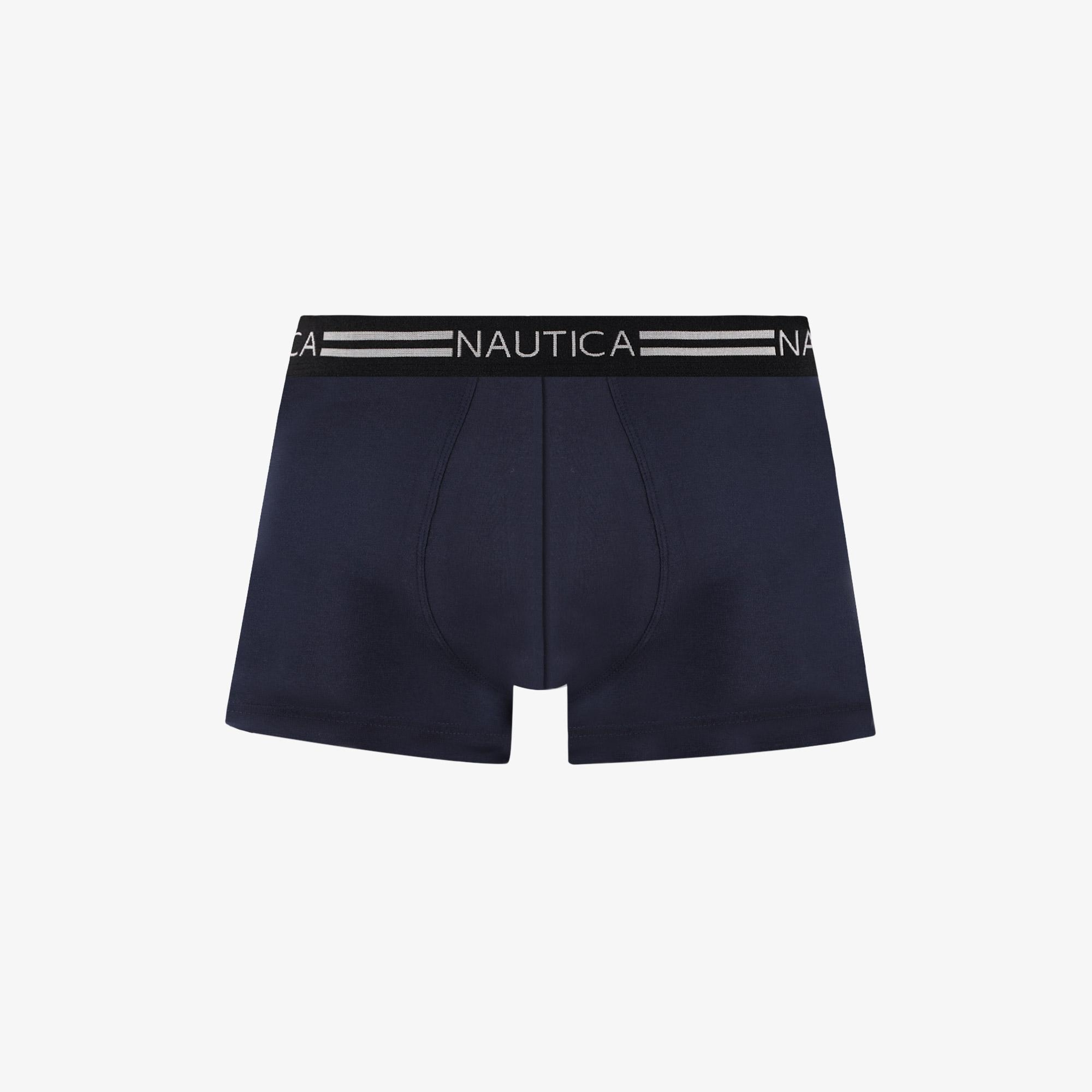Nautica Erkek Mavi Standart Fit 3'lü Boxer