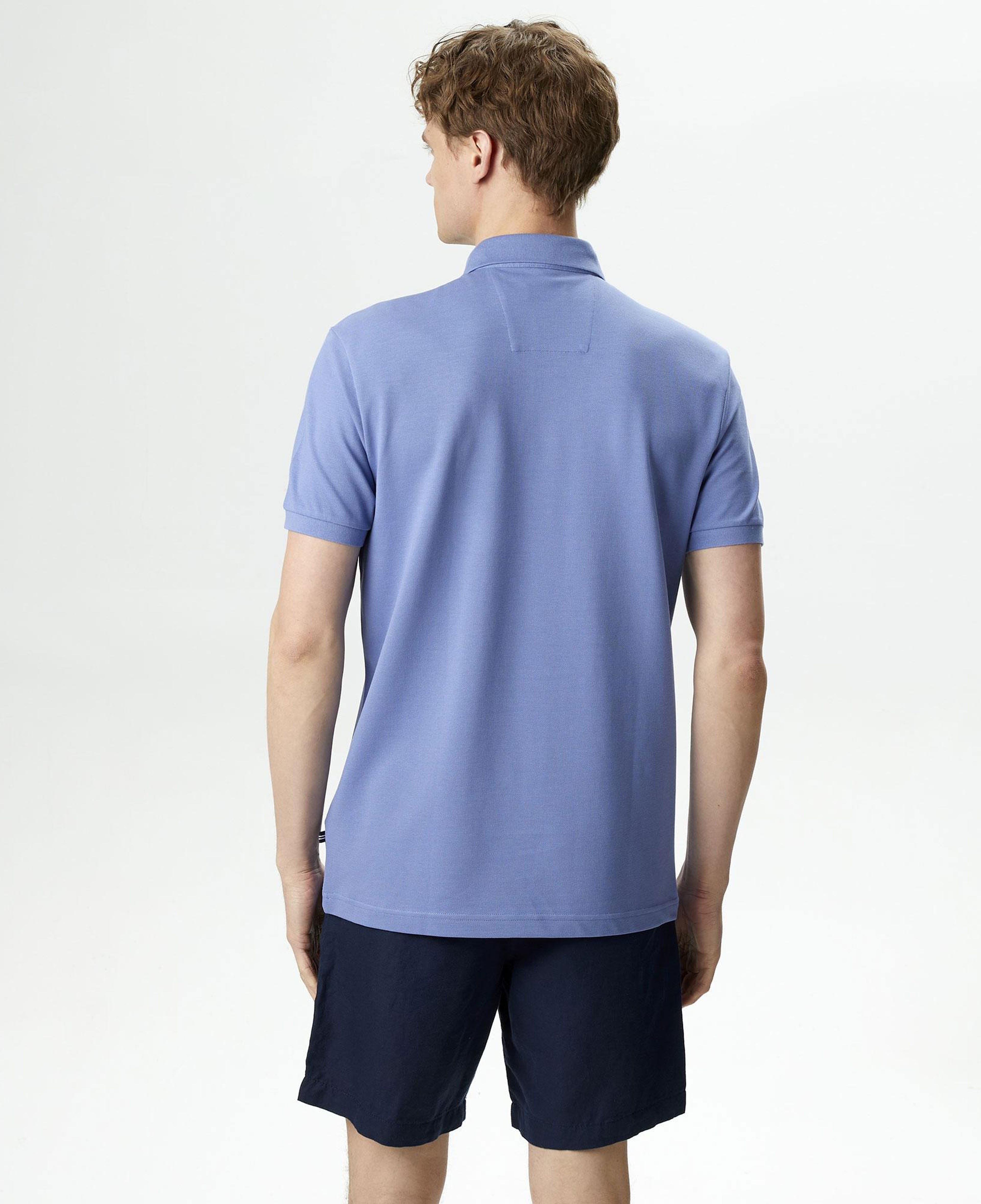 Nautica Erkek Mavi Slim Fit Polo Yaka T-Shirt