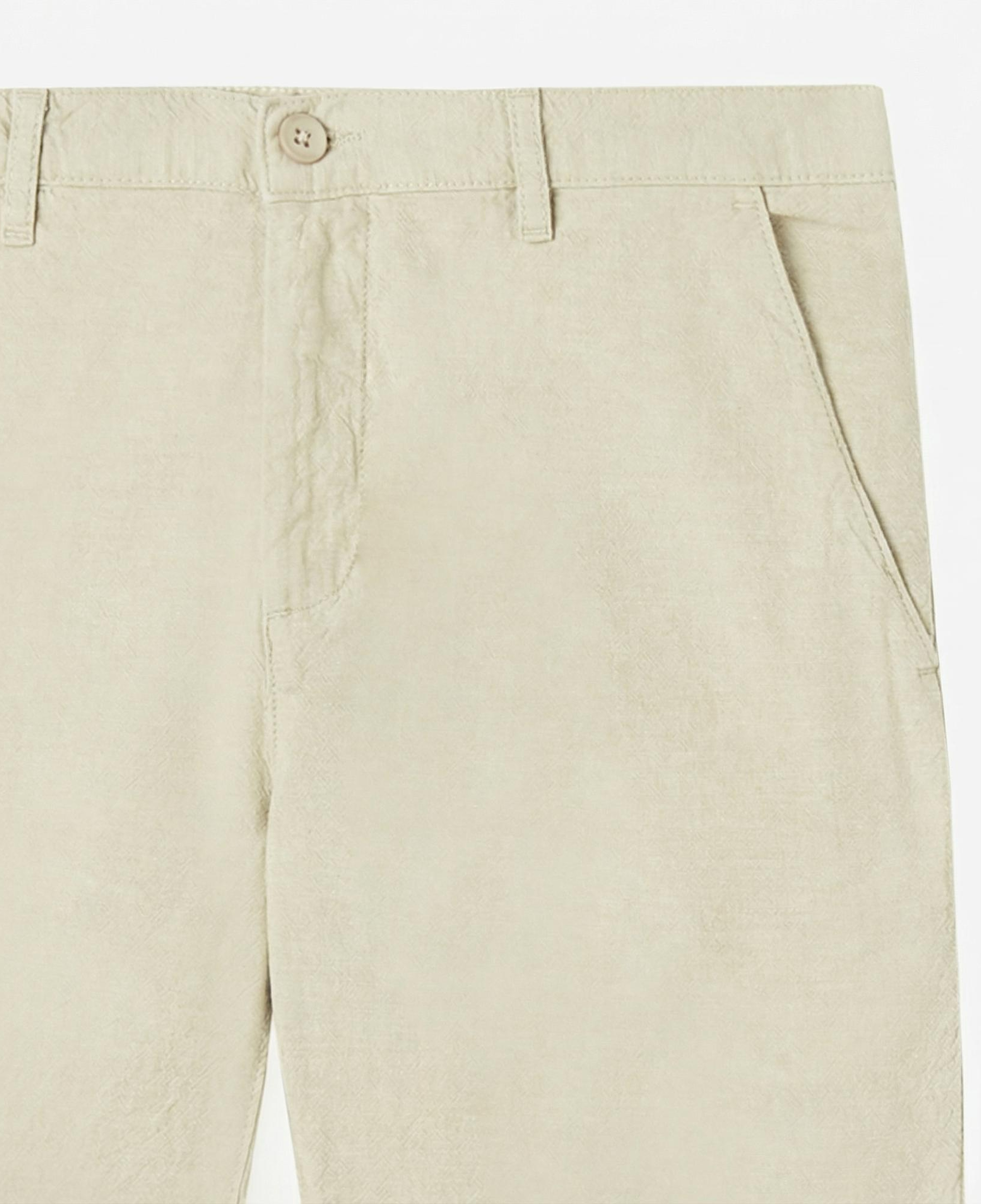 Nautica Erkek Bej Slim Fit Şort