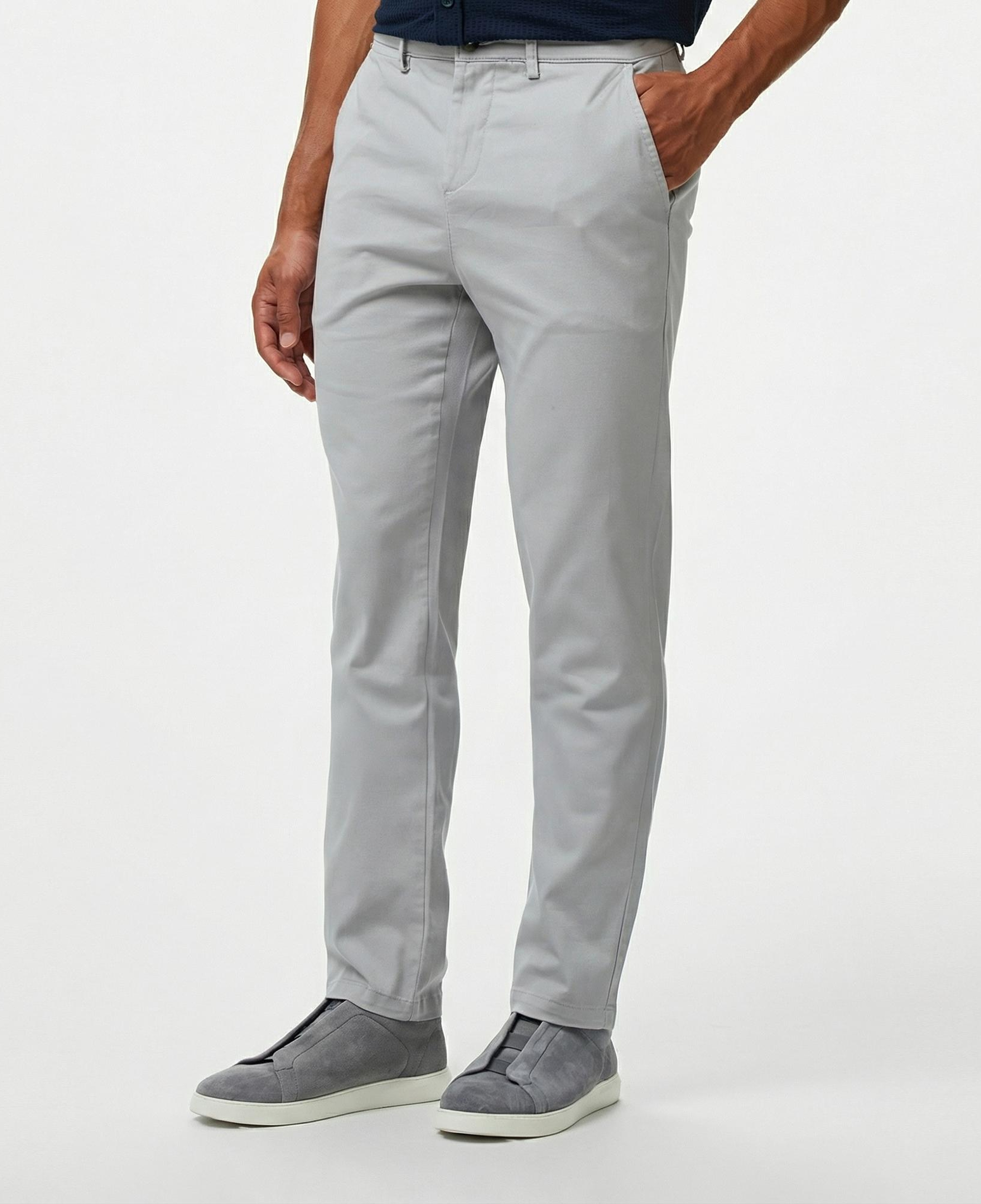 Nautica Erkek Gri Slim Fit Pantolon
