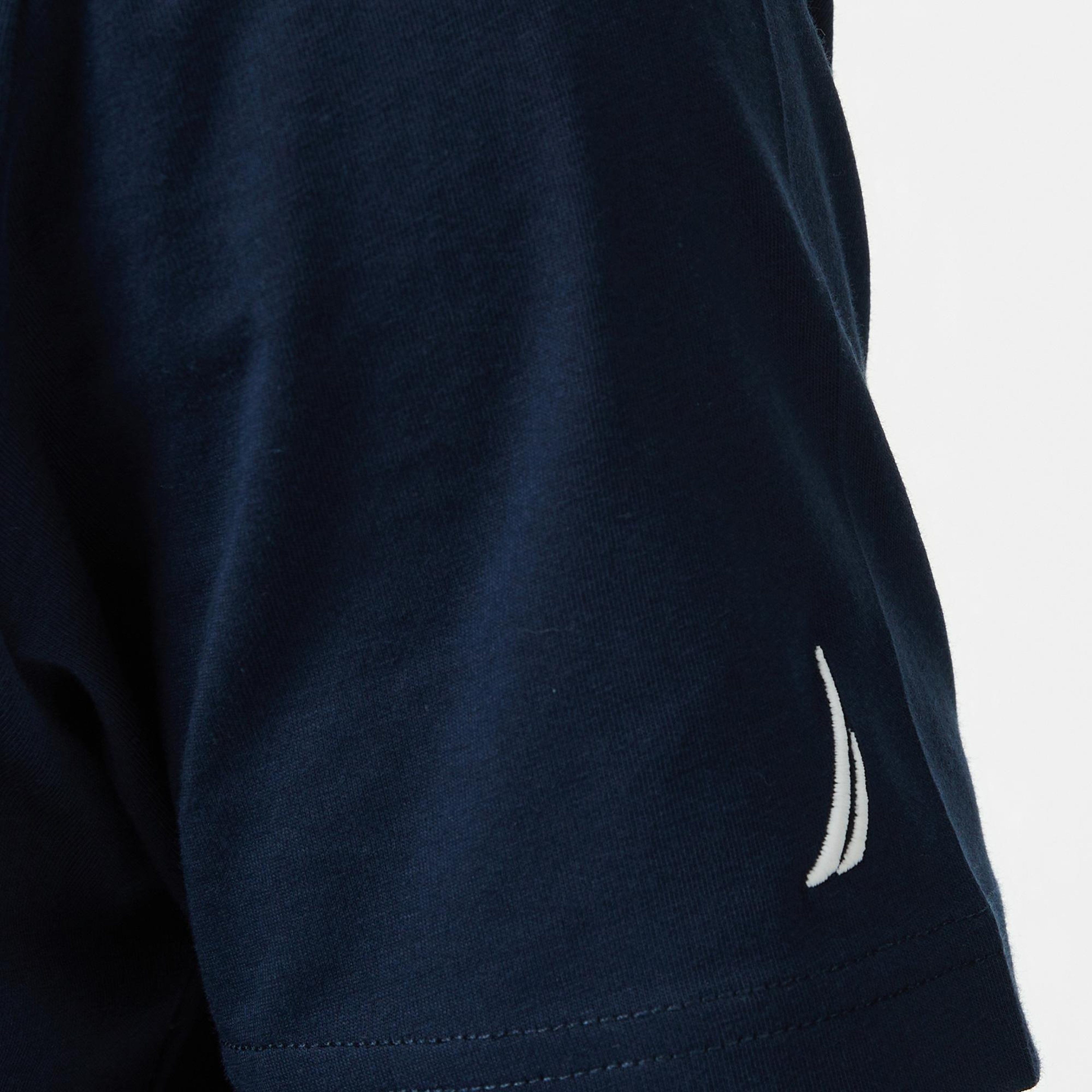 Nautica Erkek Lacivert Regular Fit Baskılı T-Shirt
