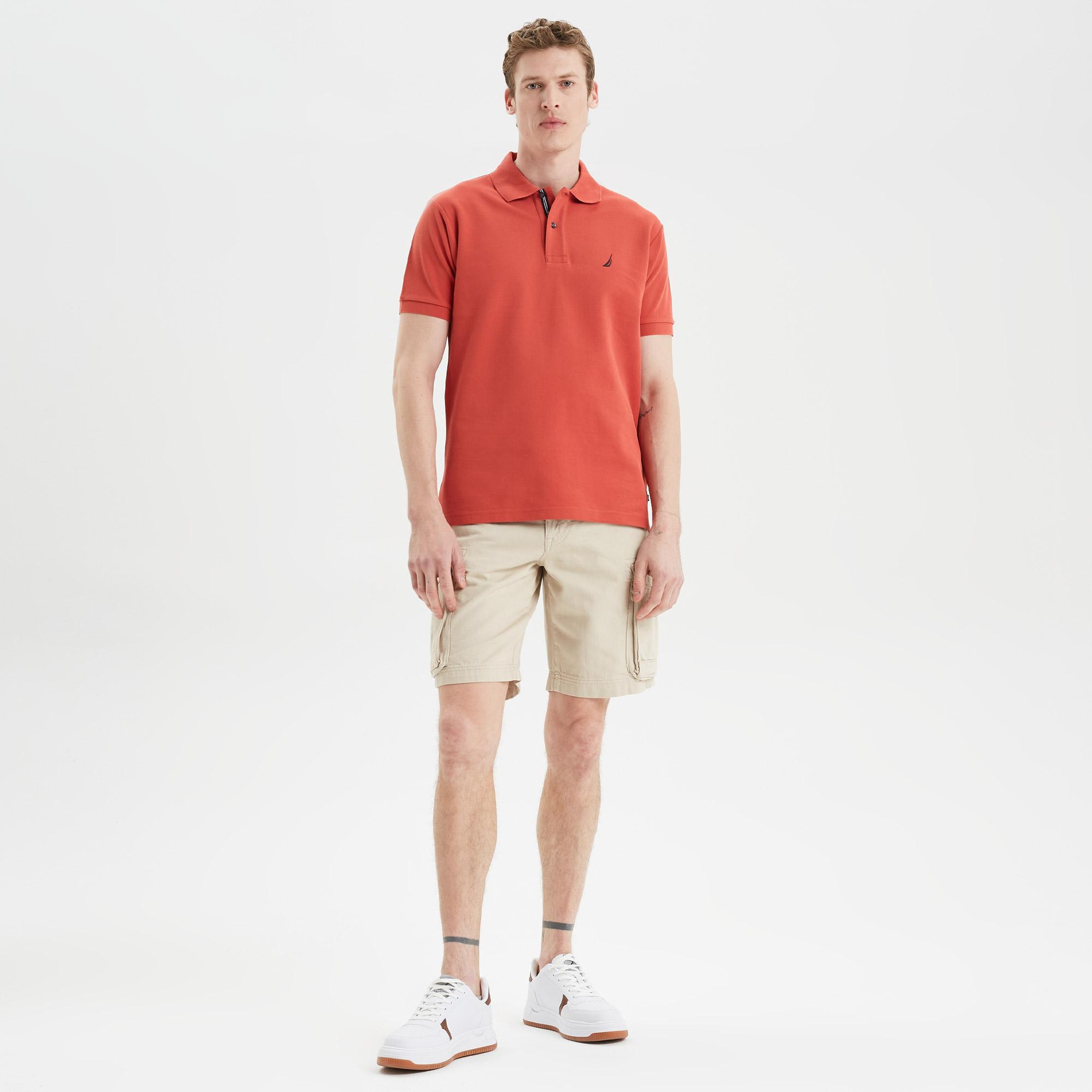 Nautica Erkek Krem Rengi Bermuda Şort