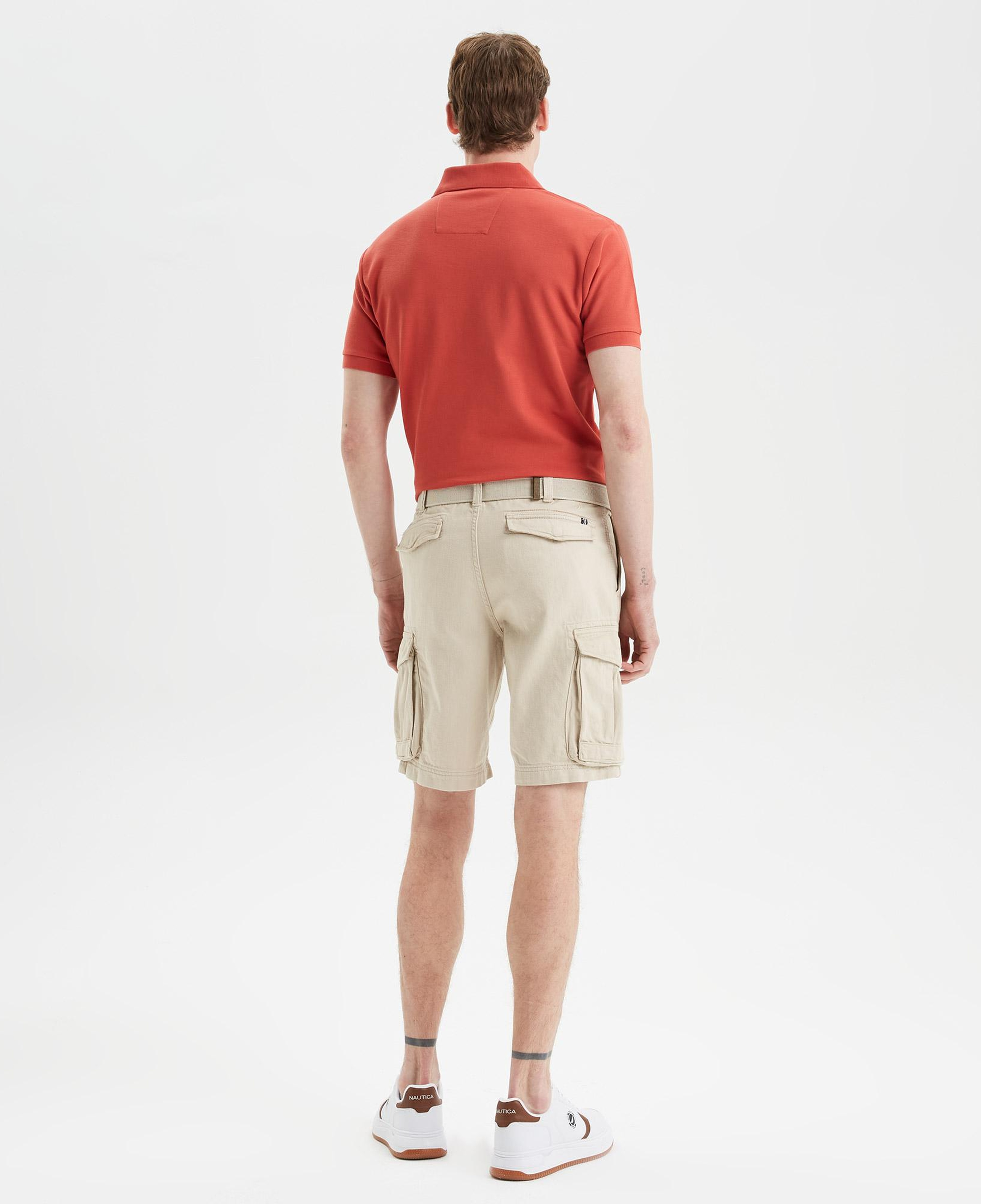 Nautica Erkek Krem Rengi Bermuda Şort