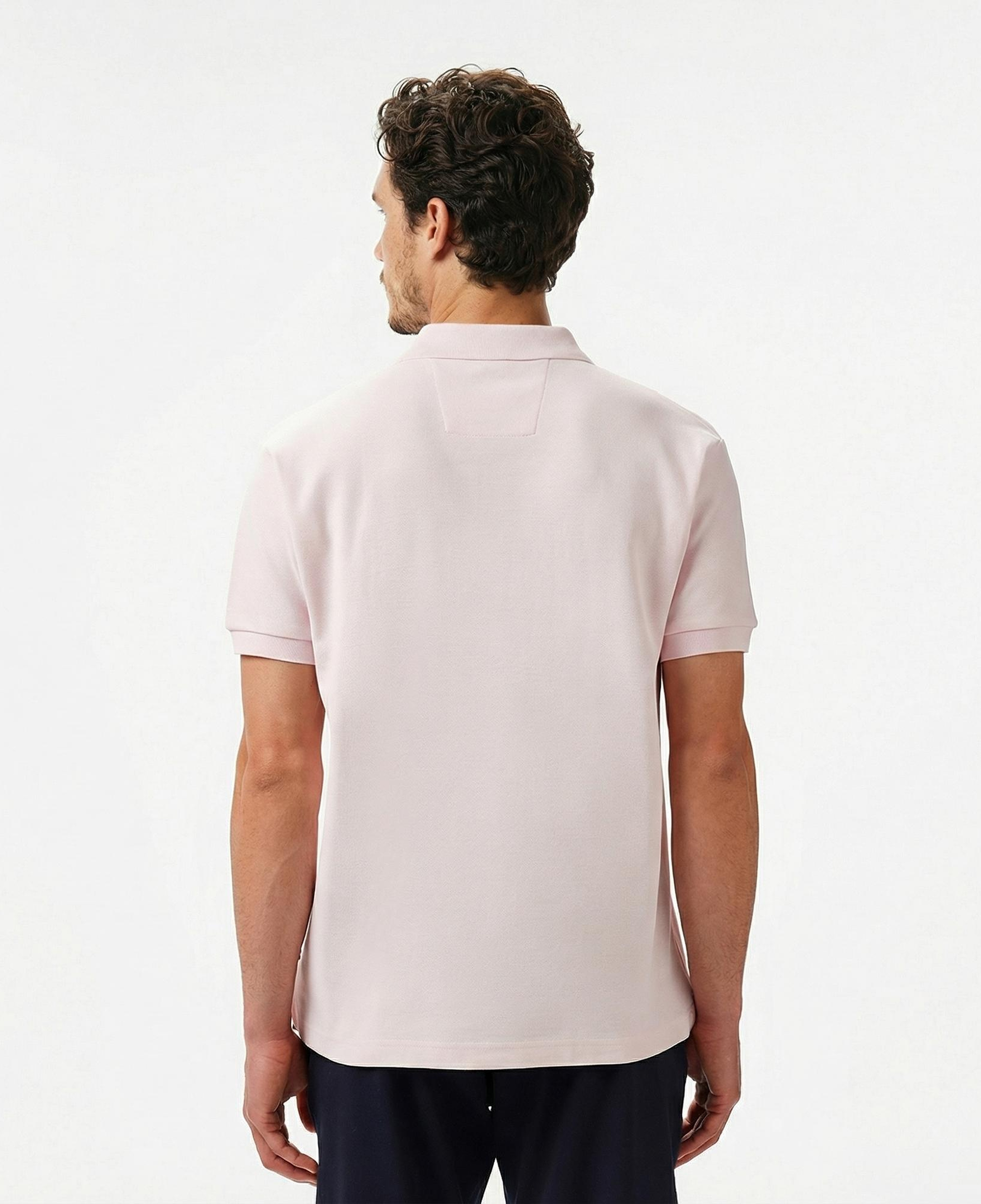 Nautica Erkek Pembe Classic Fit Polo Yaka T-Shirt