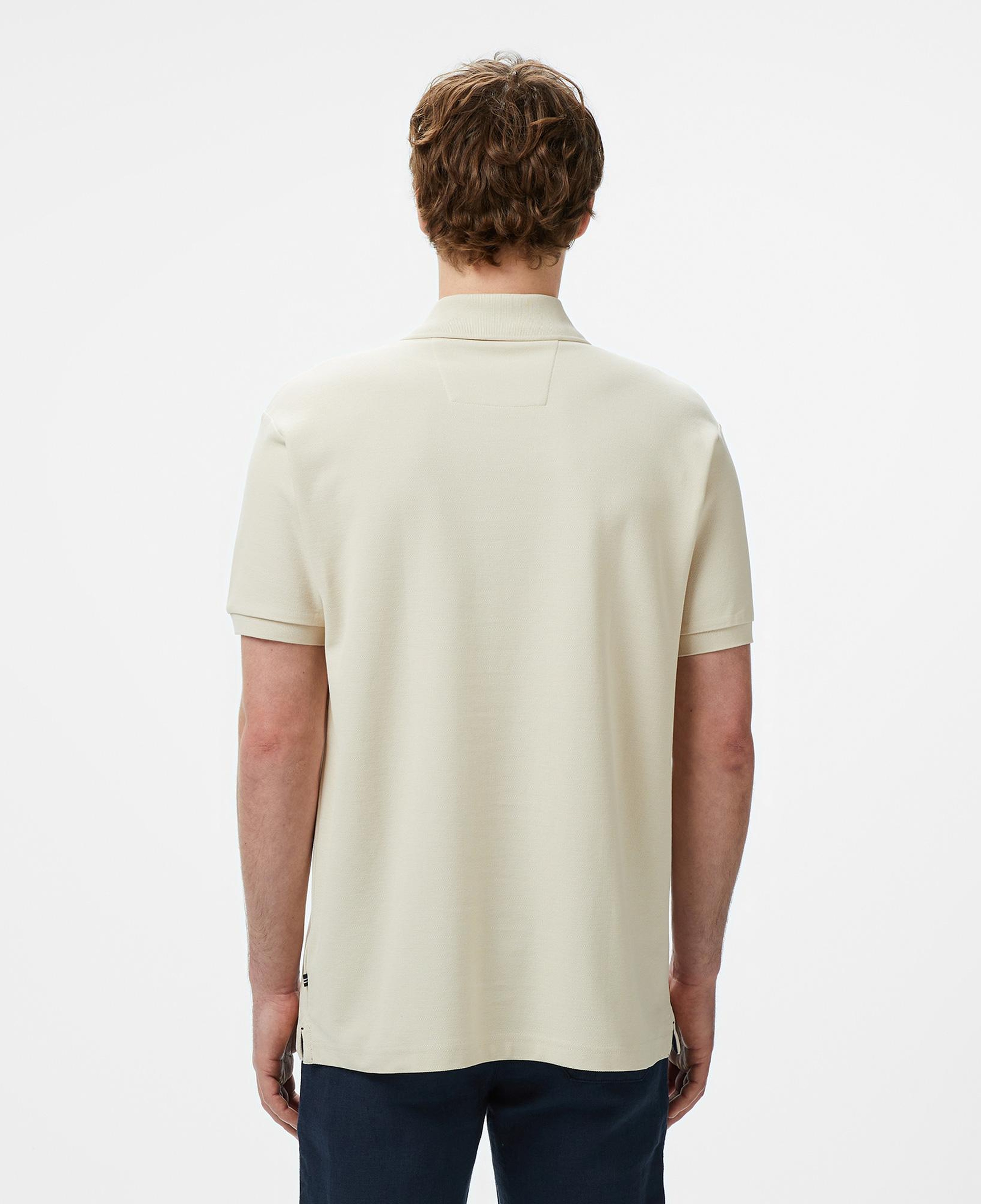 Nautica Erkek Bej Classic Fit Polo Yaka T-Shirt