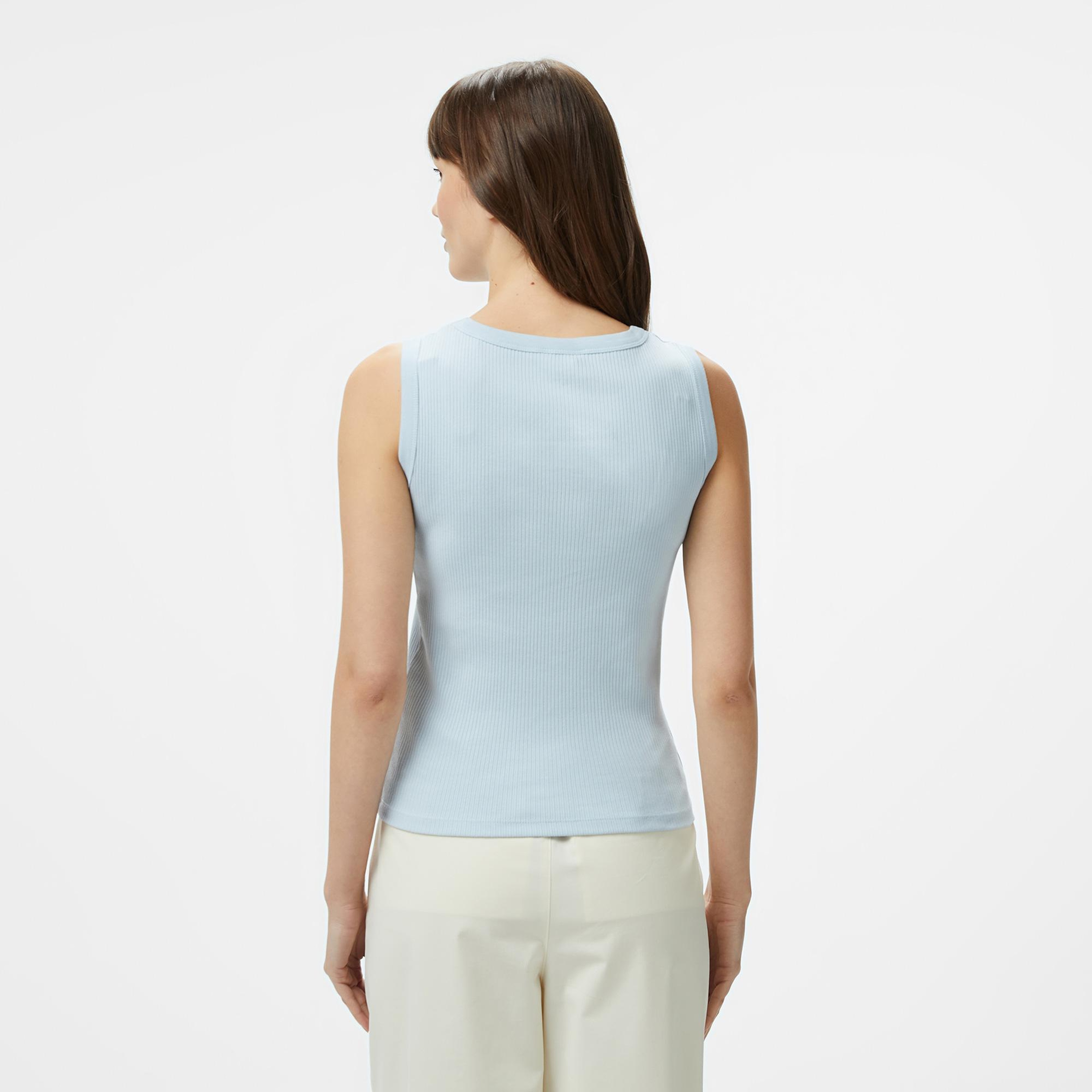 Nautica Kadın Mavi Slim Fit T-Shirt