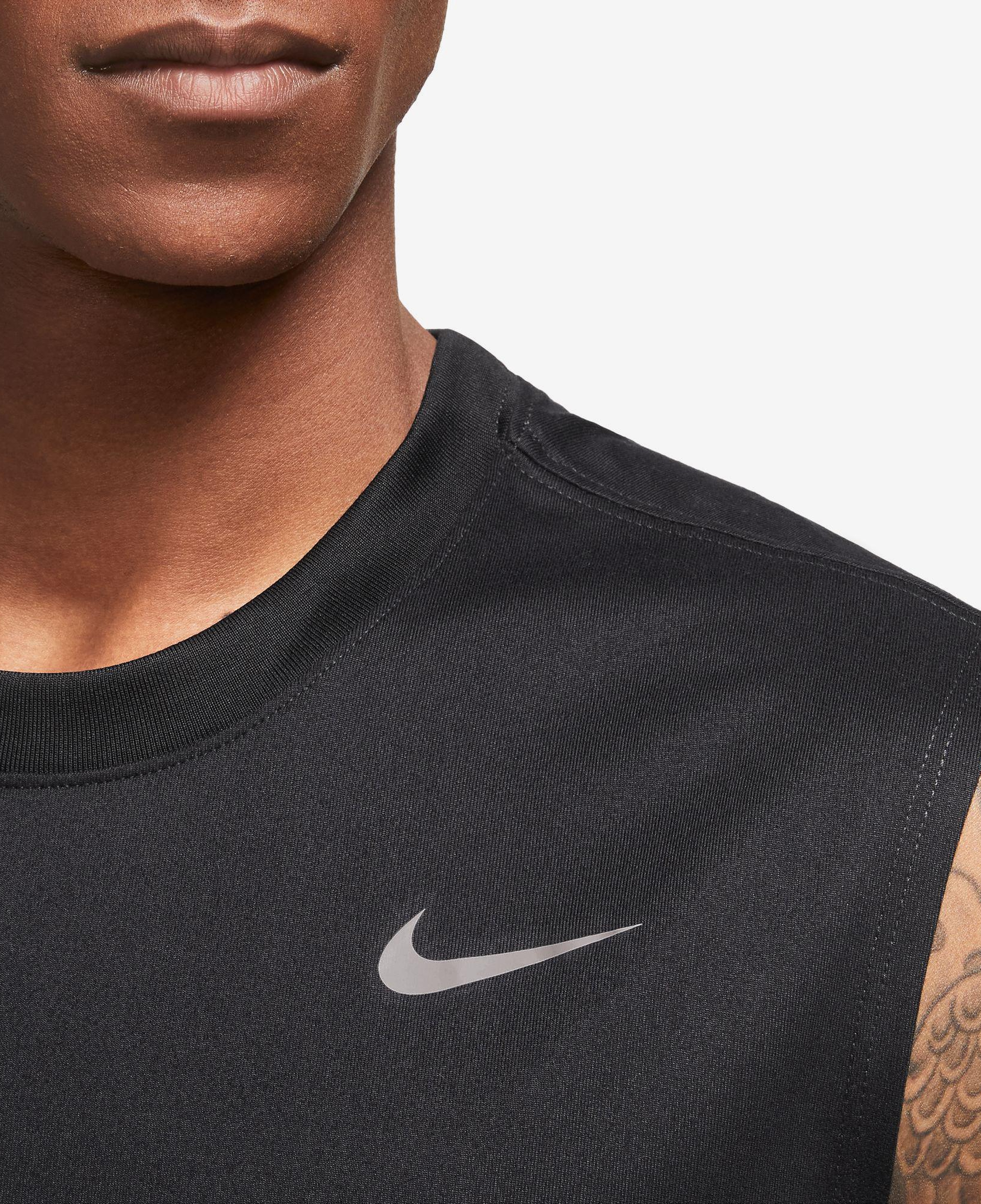Nike Dri-Fit Legend Kolsuz Reset Erkek Siyah T-Shirt