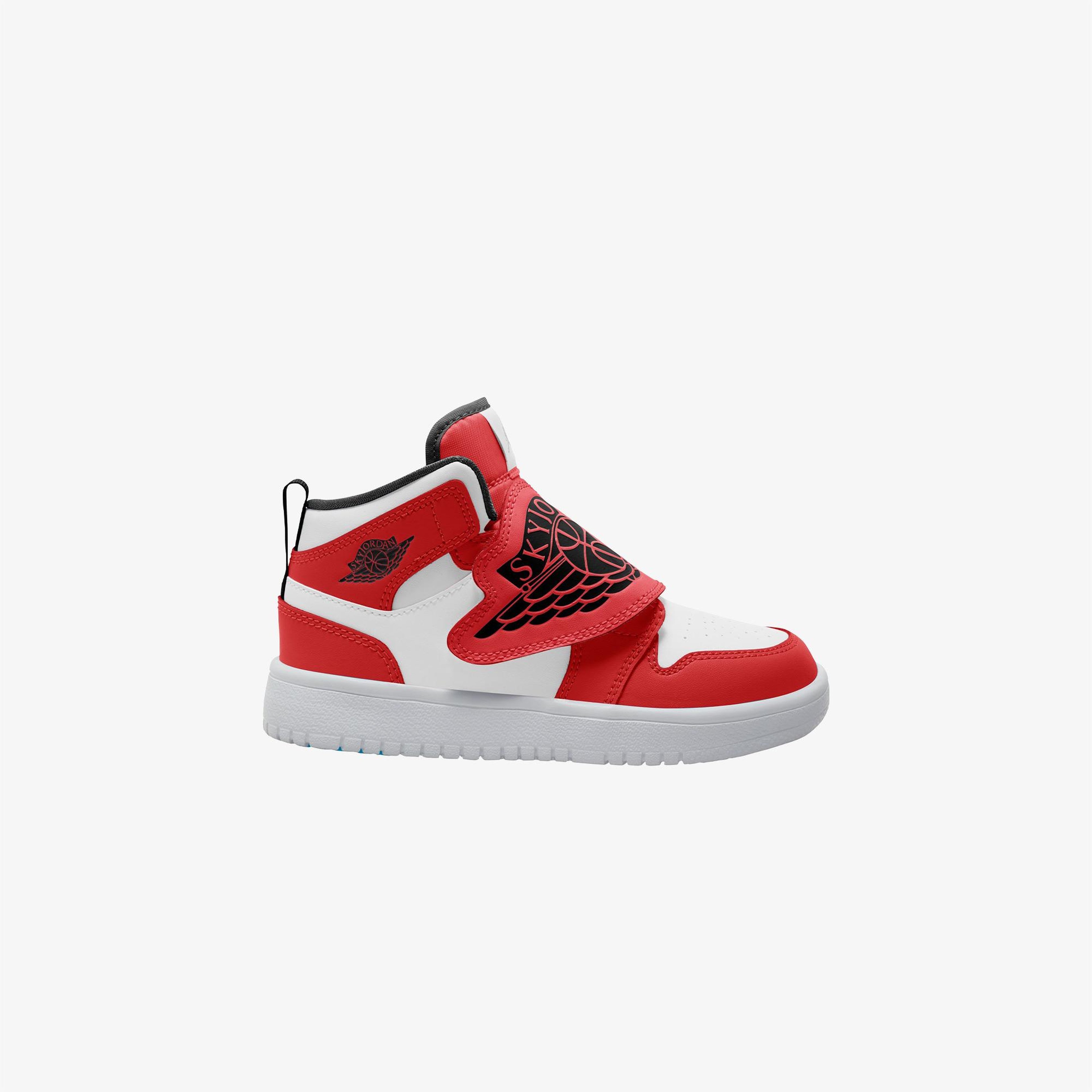 Jordan Sky 1 Çocuk Kırmızı Spor Ayakkabı