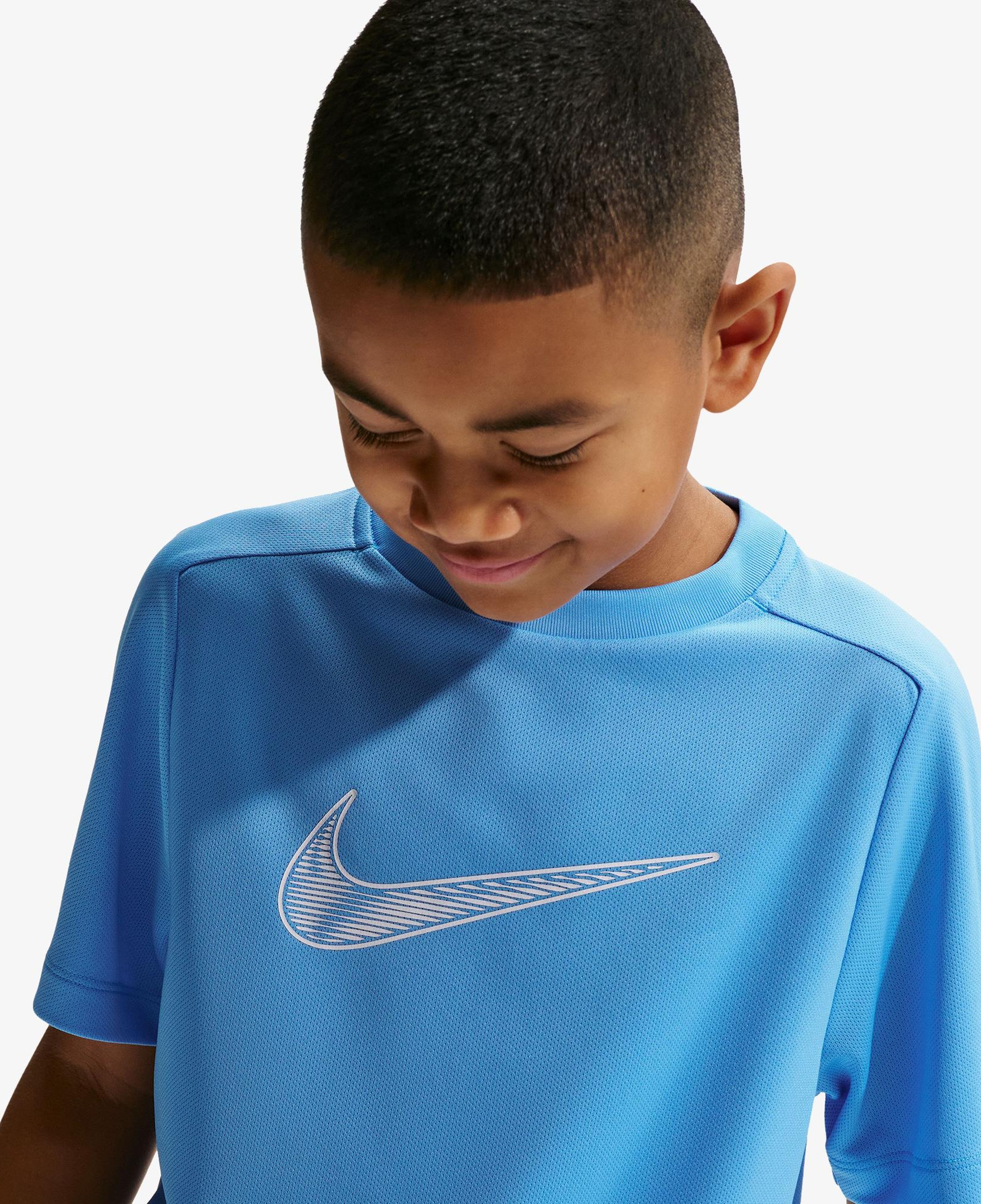 Nike Dri-Fit Multi Çocuk Mavi T-Shirt