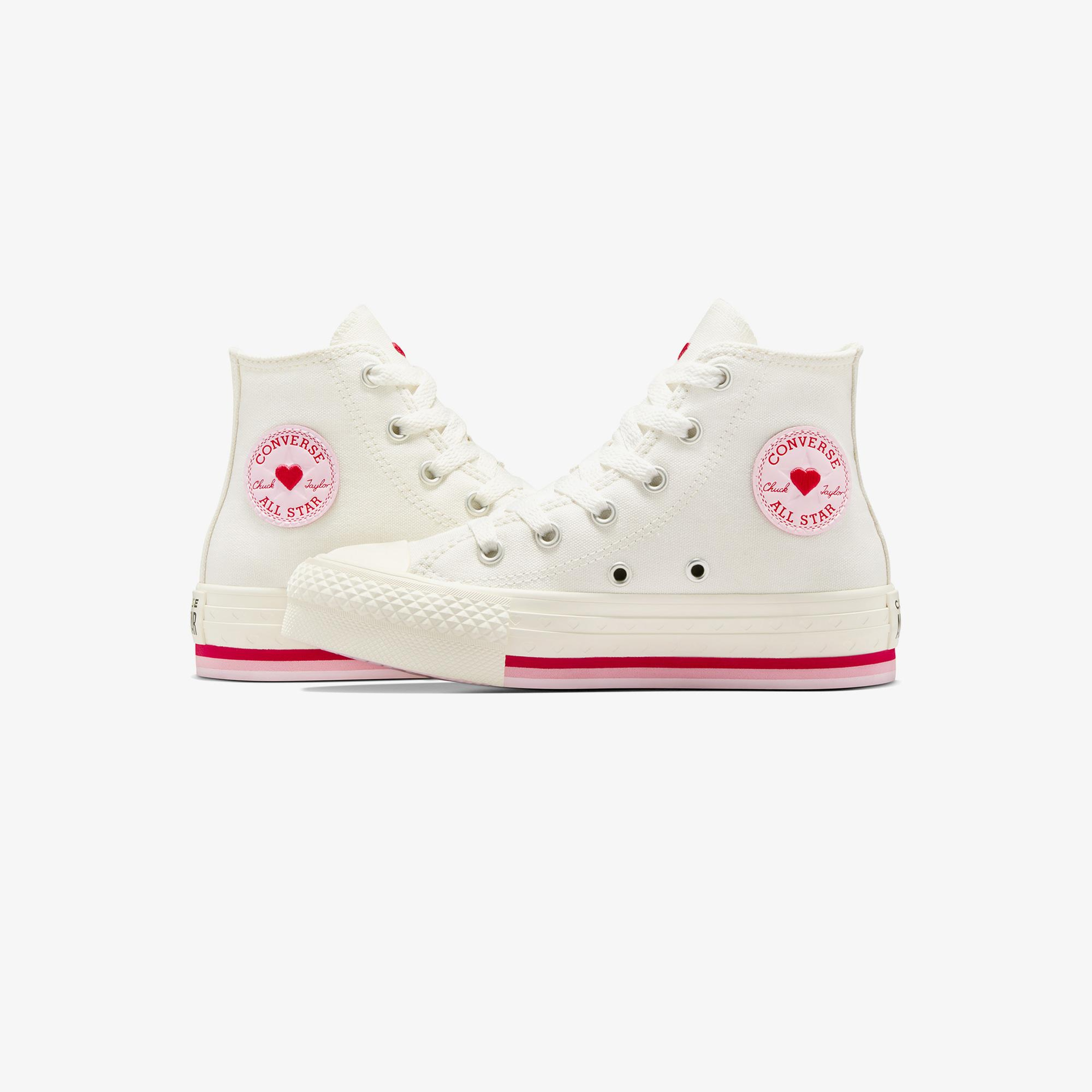 Converse Chuck Taylor All Star EVA Lift Çocuk Beyaz Platform Sneaker