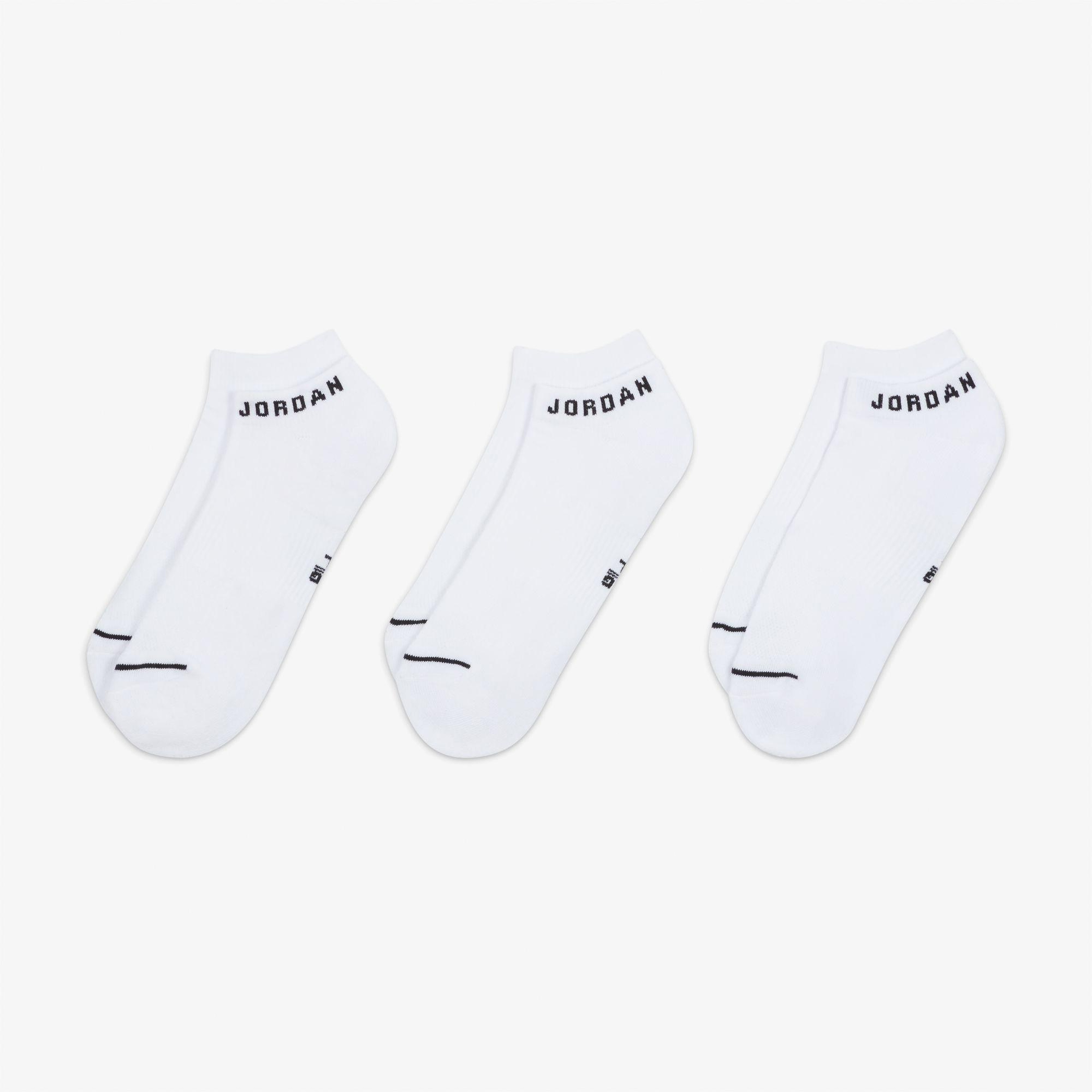 Jordan Everyday Cush Poly 3'lü Unisex Beyaz Çorap