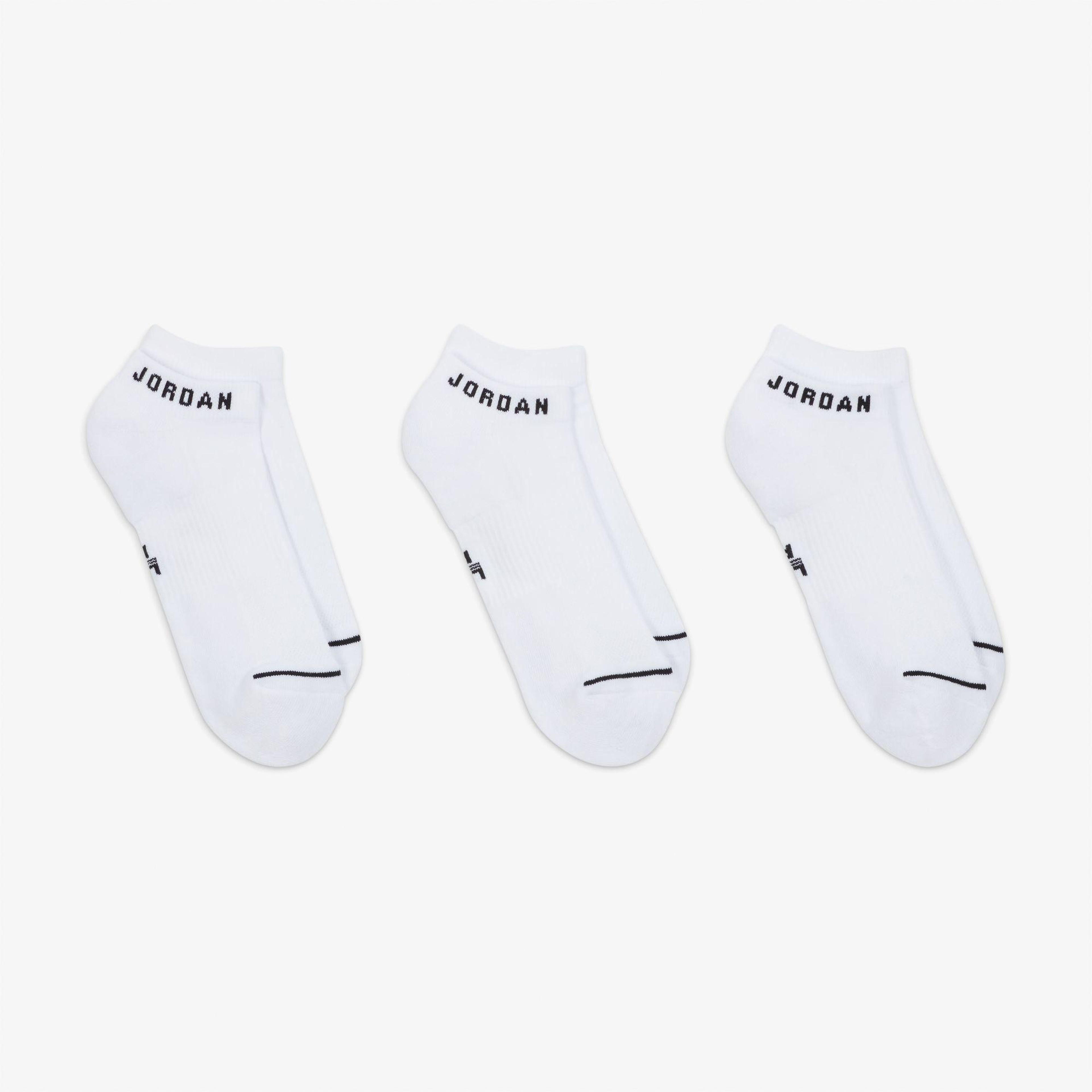 Jordan Everyday Cush Poly 3'lü Unisex Beyaz Çorap