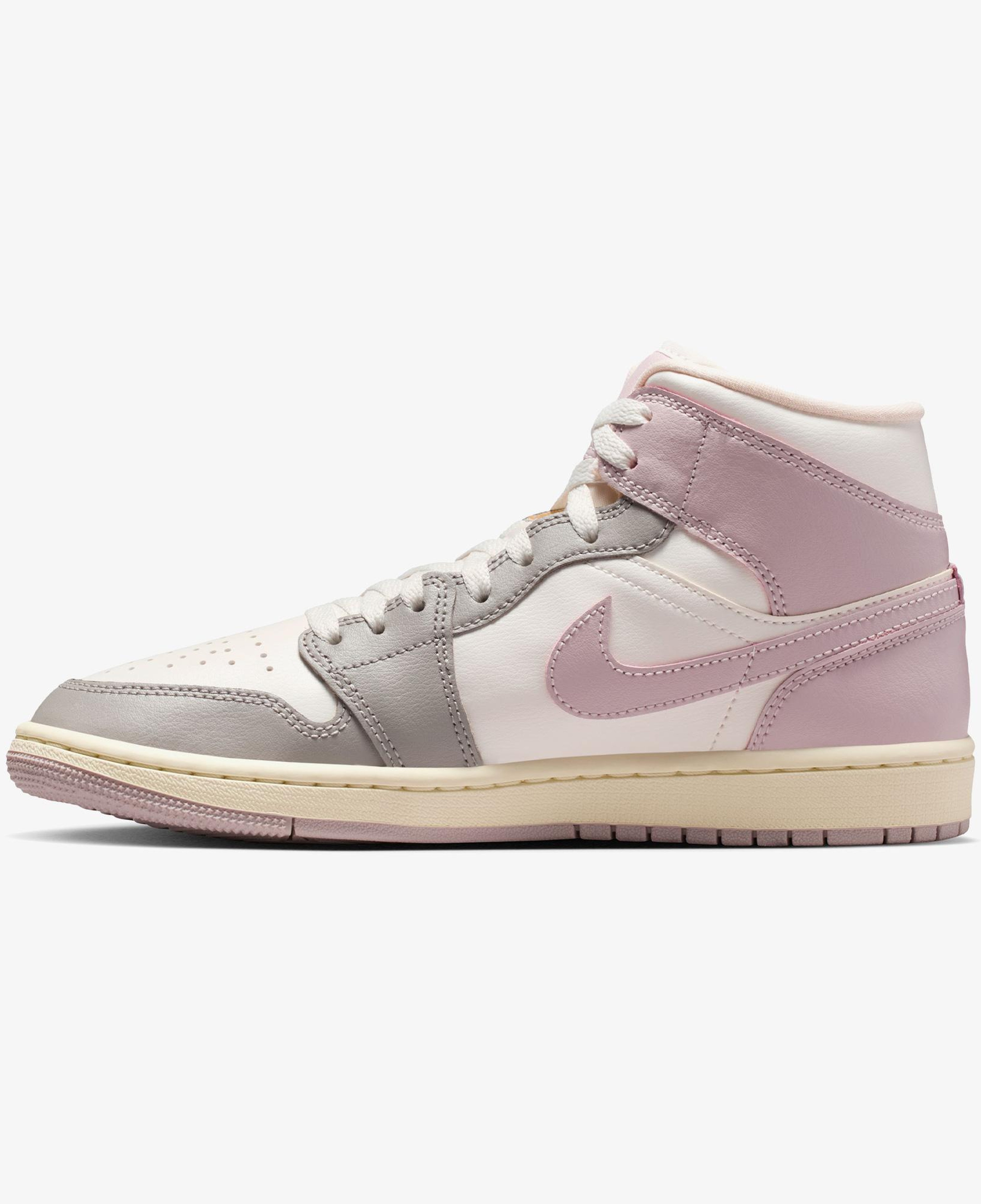 Jordan Air 1 Mid Kadın Pembe Spor Ayakkabı