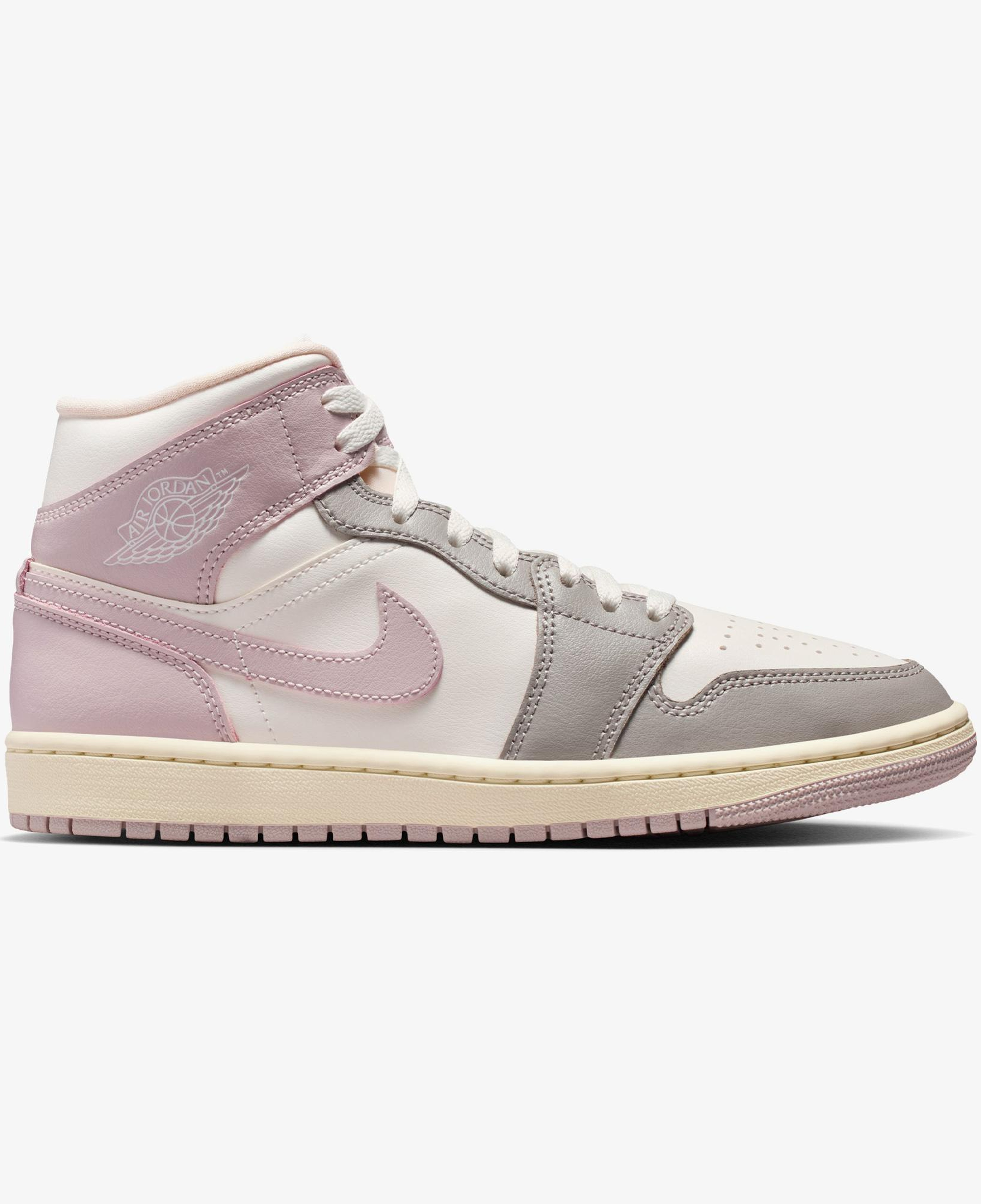 Jordan Air 1 Mid Kadın Pembe Spor Ayakkabı