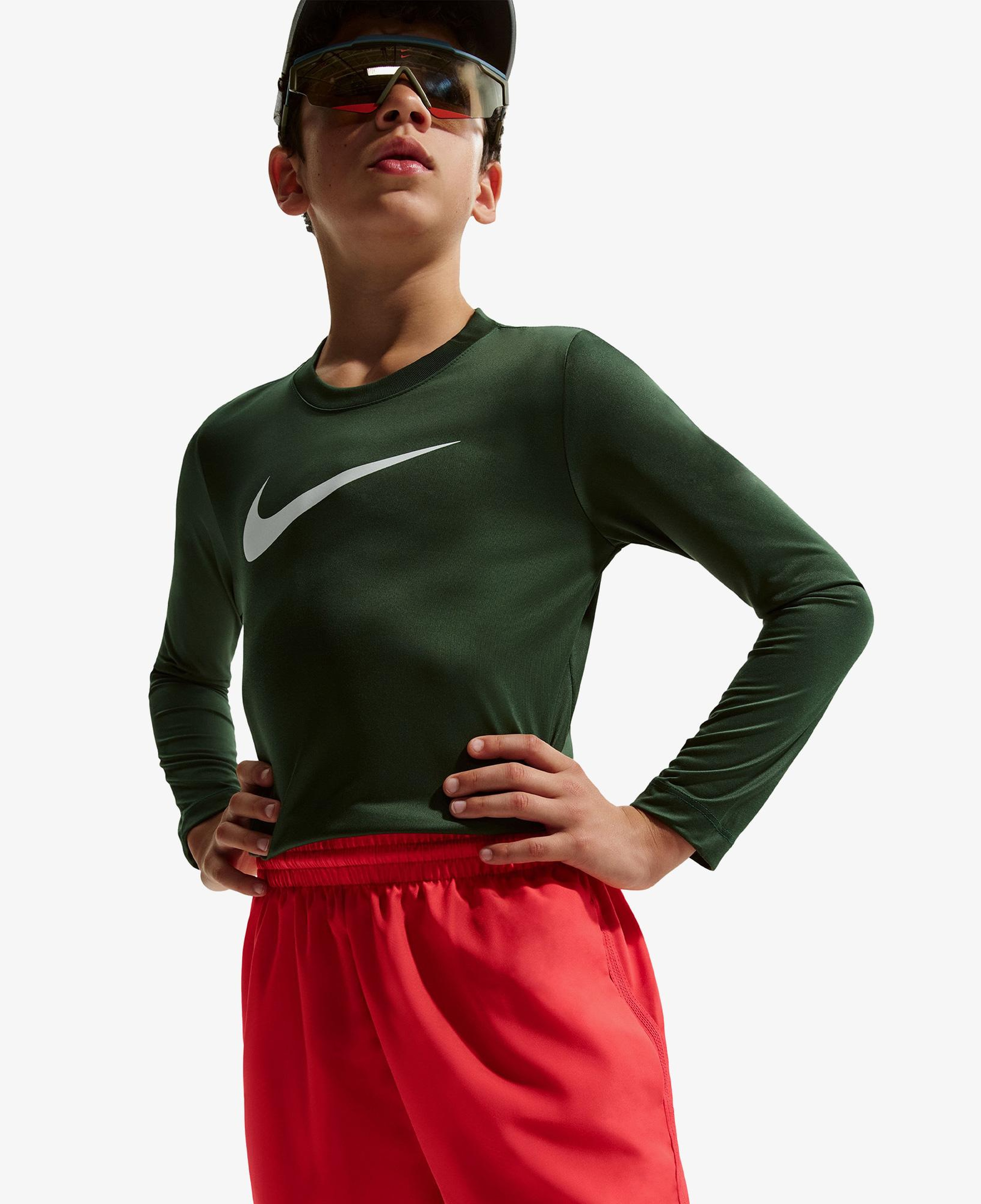Nike Dri-Fit Multi Woven Çocuk Kırmızı Şort