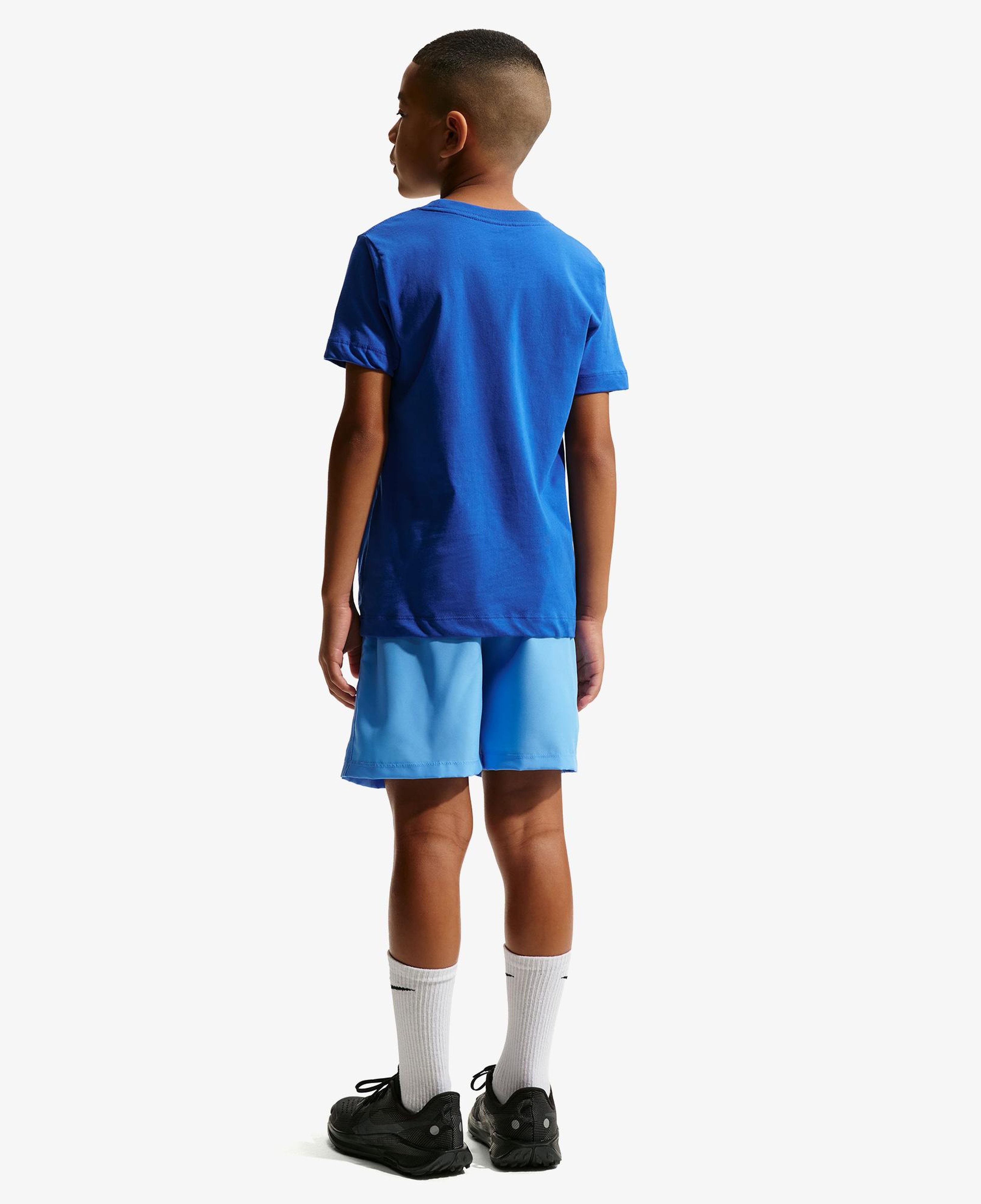 Nike Dri-Fit Multi Woven Çocuk Mavi Şort