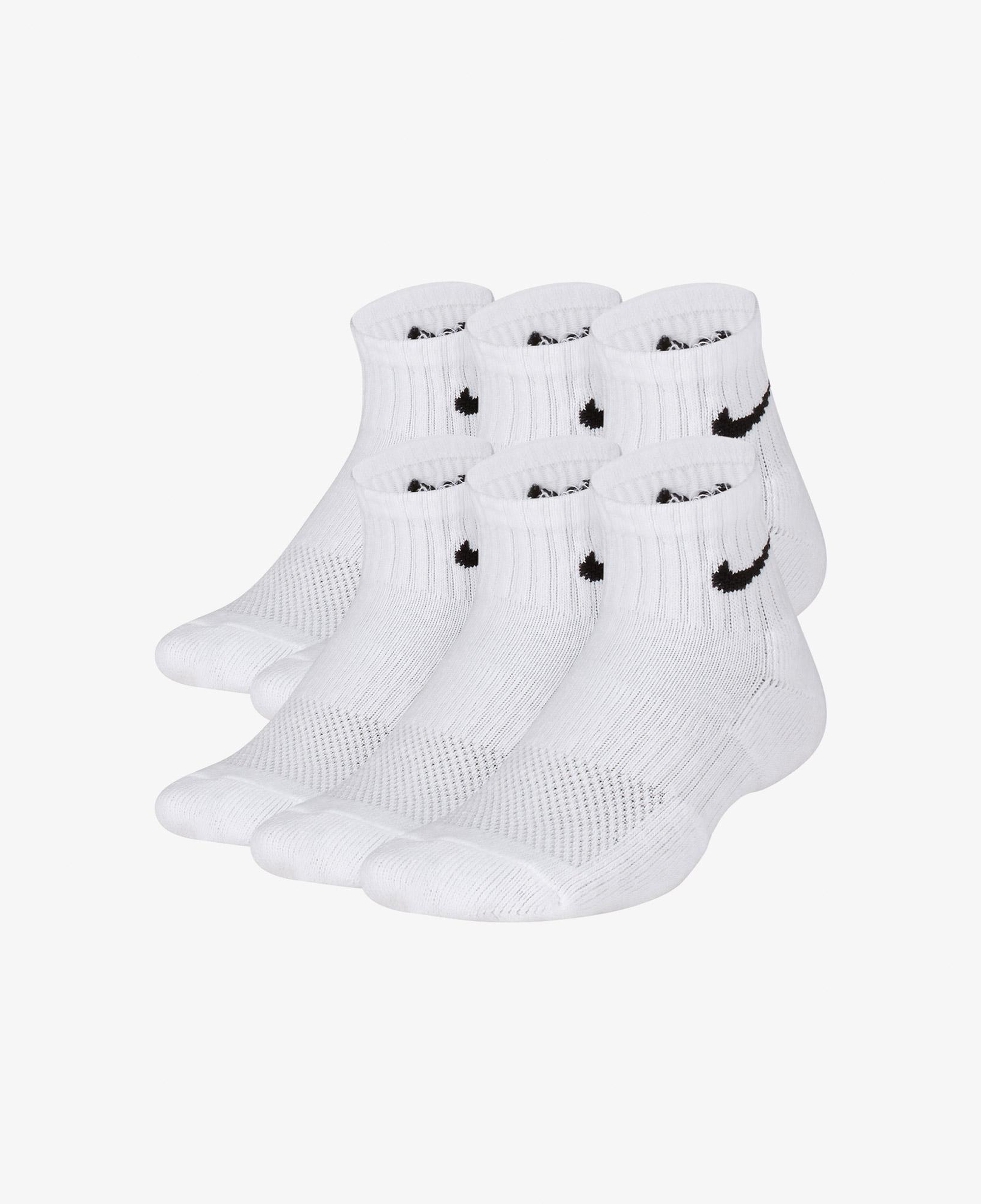 Nike Everyday Cush 6' lı Çocuk Beyaz Çorap