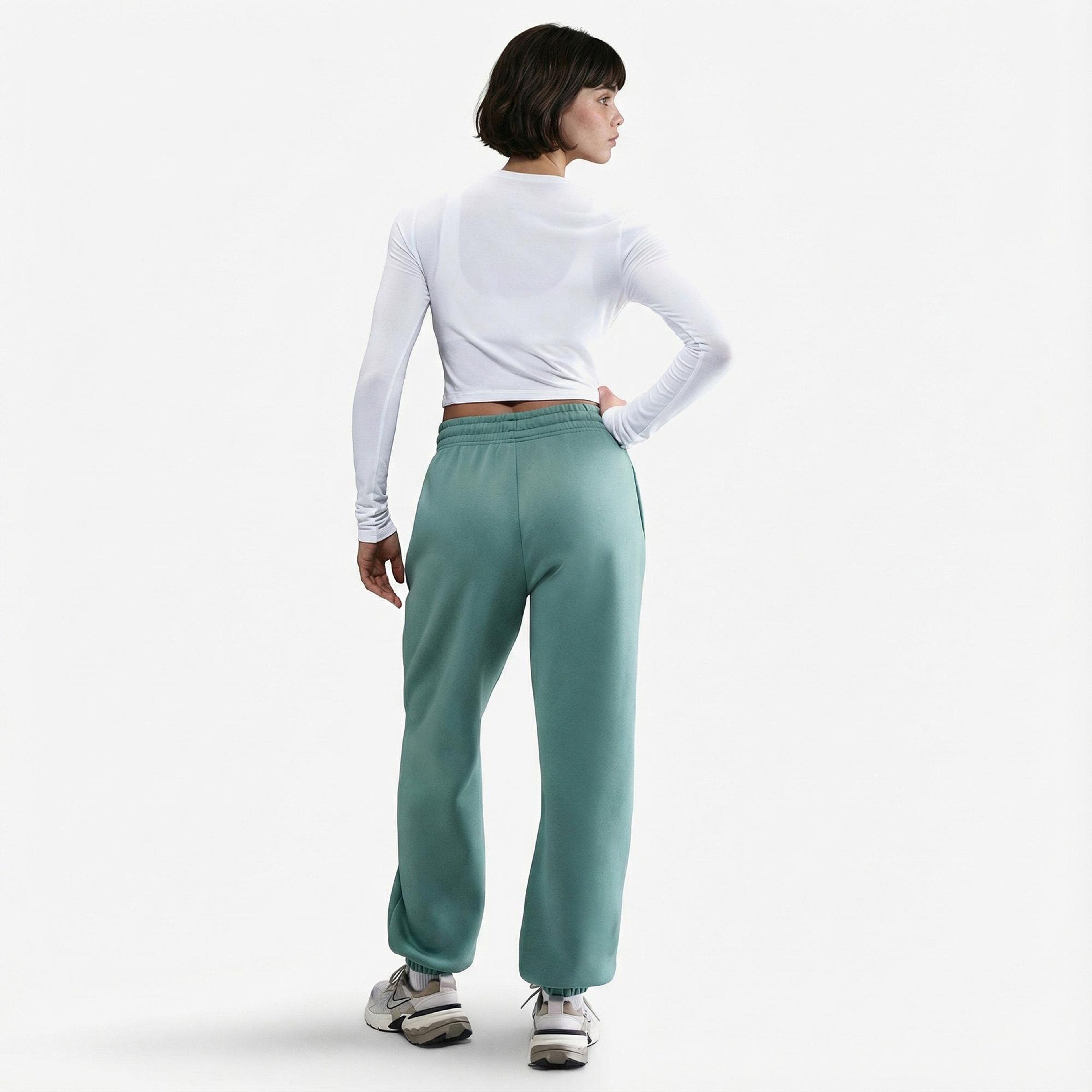 Nike Sportswear Phoenix Fleece Kadın Yeşil Eşofman Altı