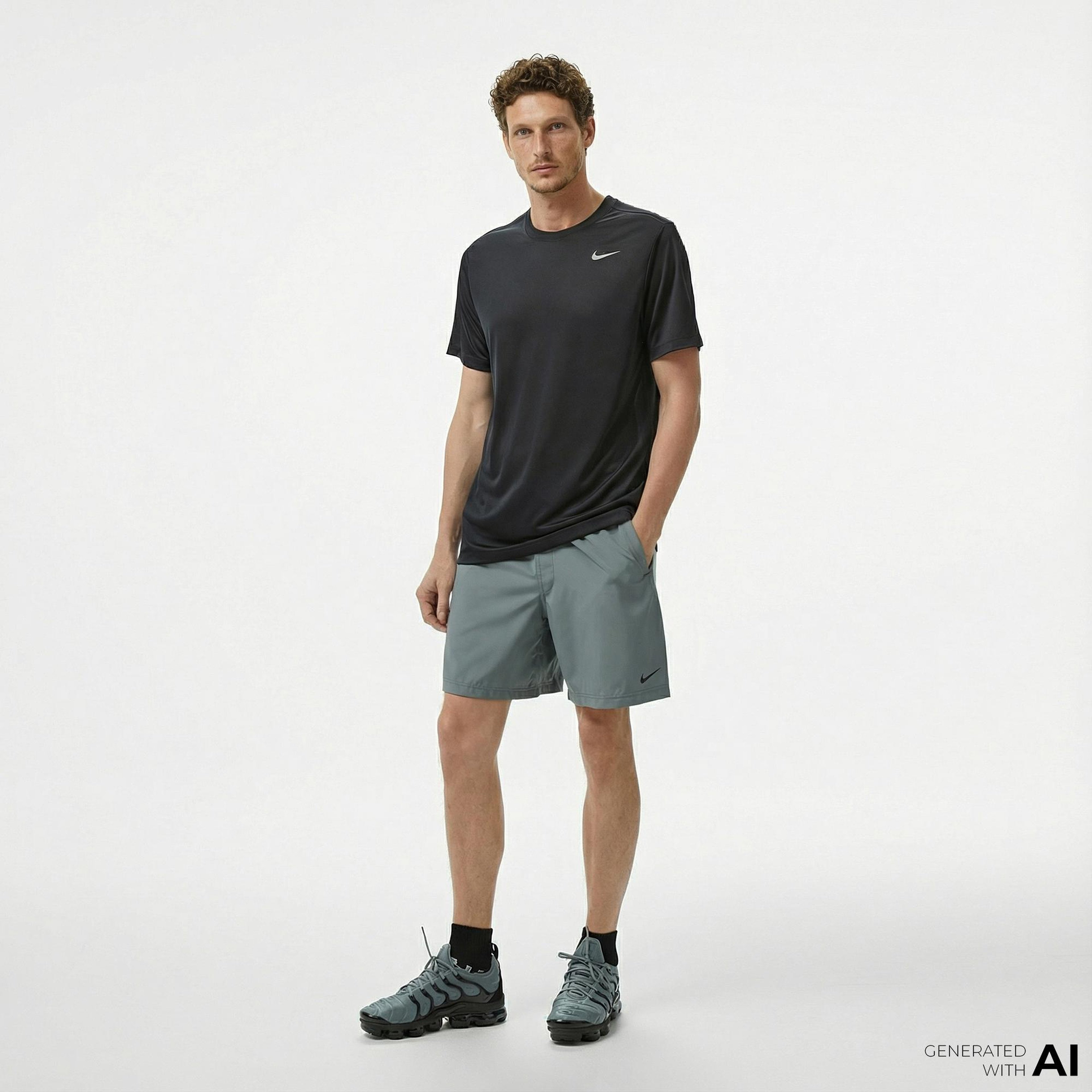 Nike Dri-Fit Form Erkek Gri Şort