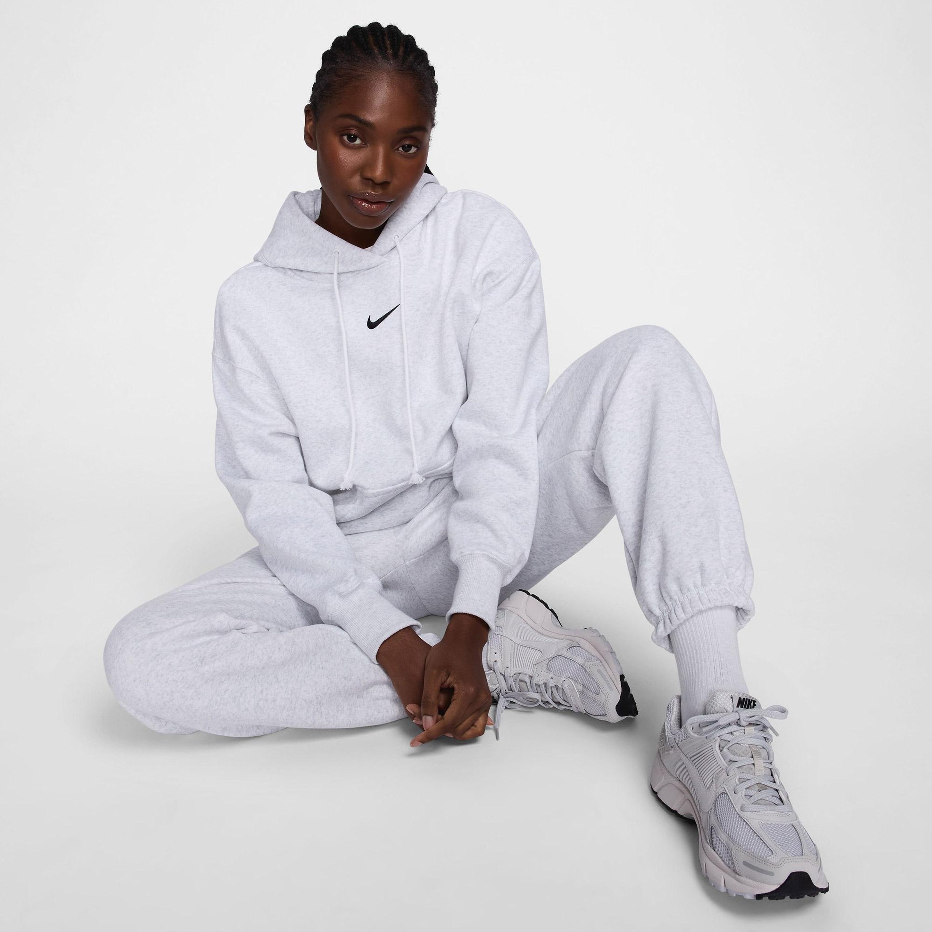 Nike Sportswear Phoenix Fleece Kadın Beyaz Eşofman Altı