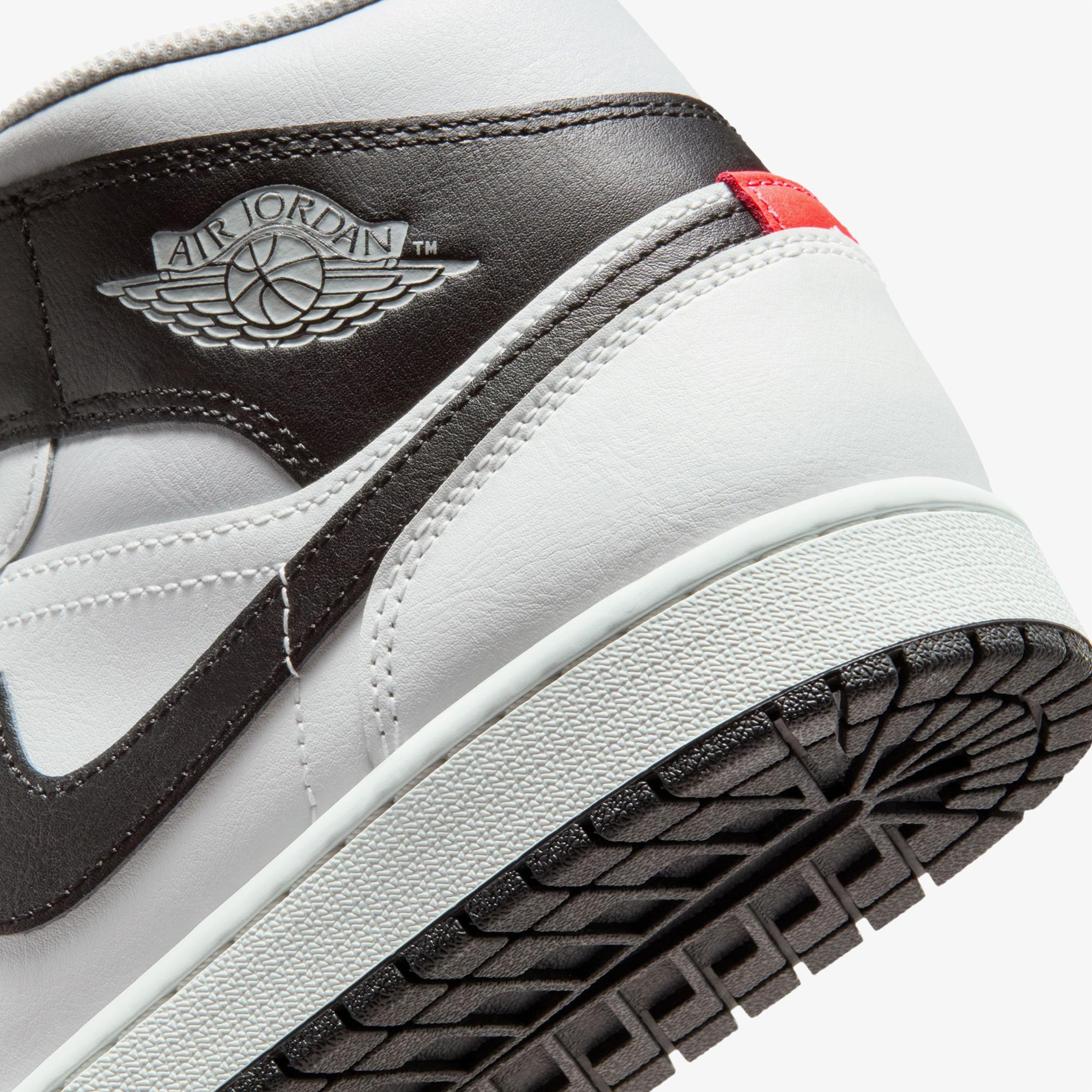 Jordan Air 1 Mid Erkek Gri Spor Ayakkabı