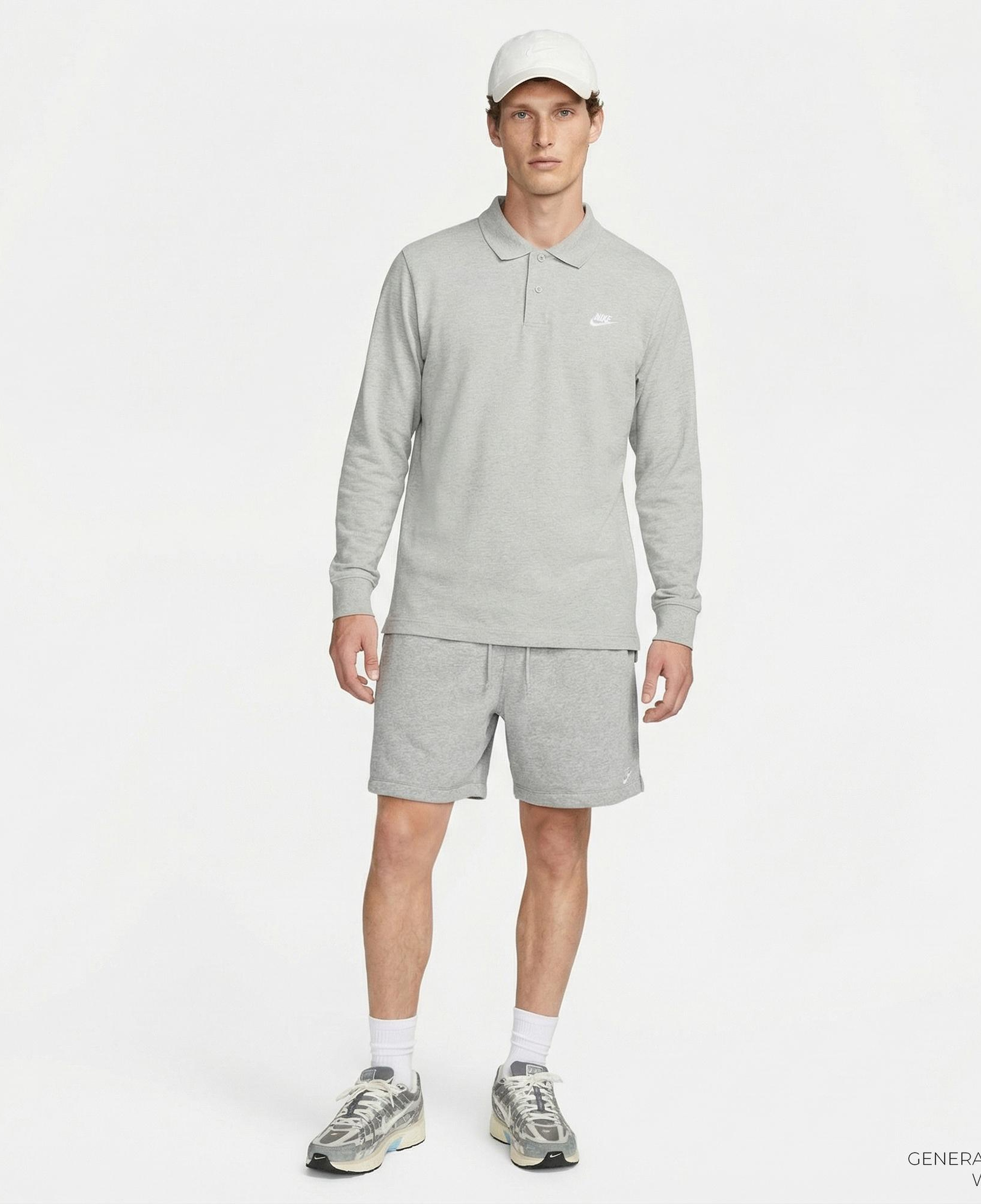 Nike Club Erkek Gri Şort