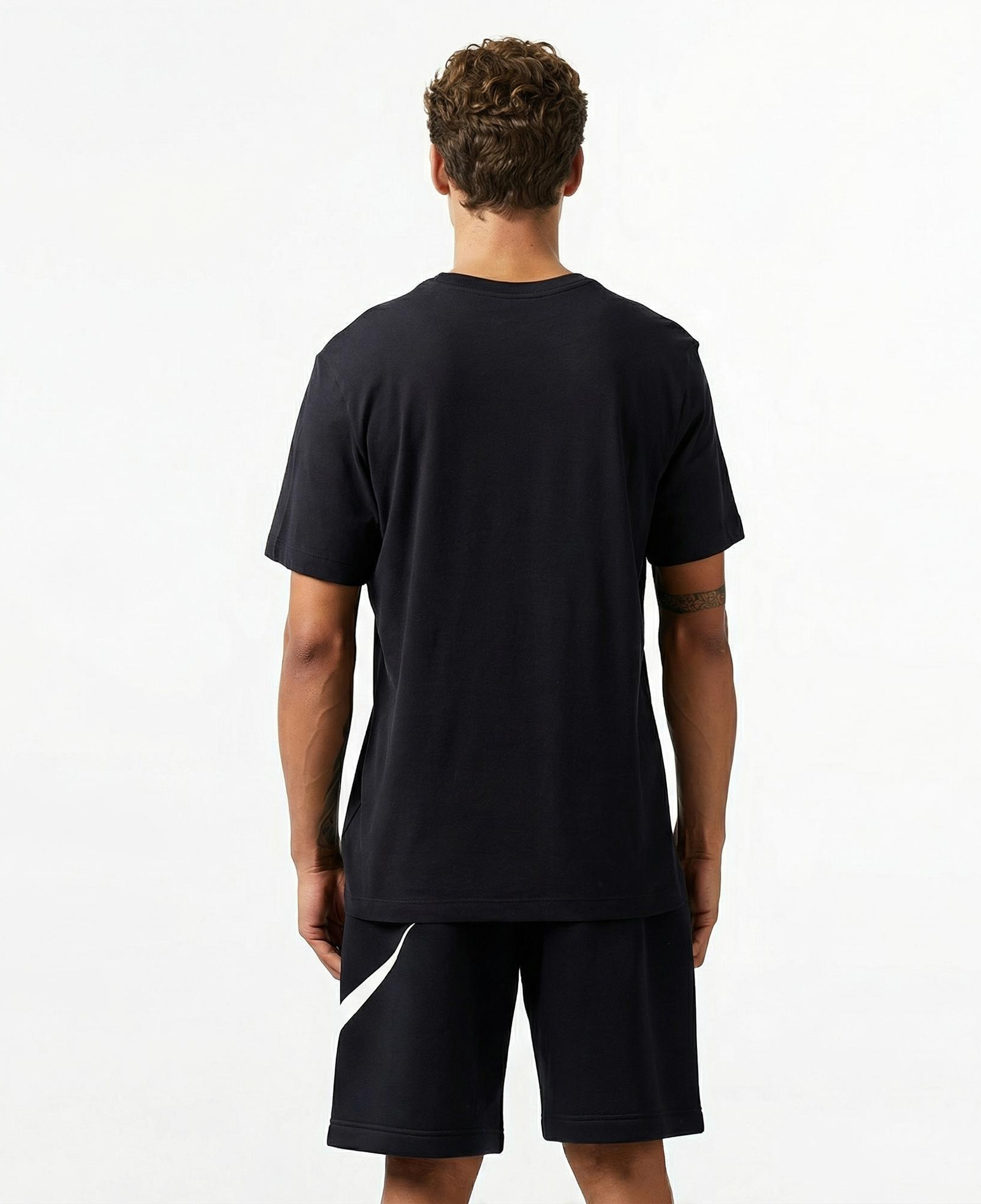 Nike Dri-Fit Crew Solid Erkek Siyah T-Shirt