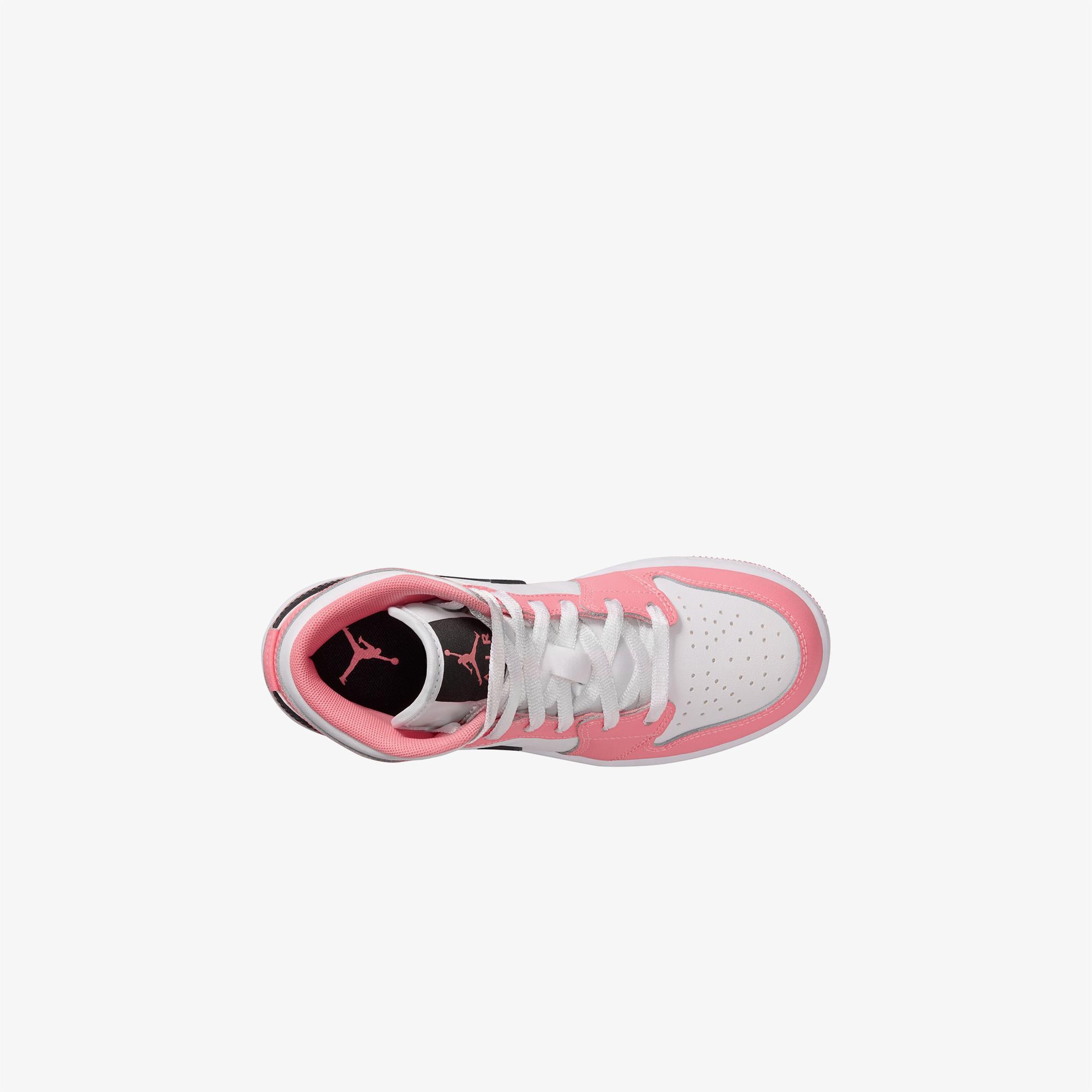Jordan Air 1 Mid Pembe Spor Ayakkabı