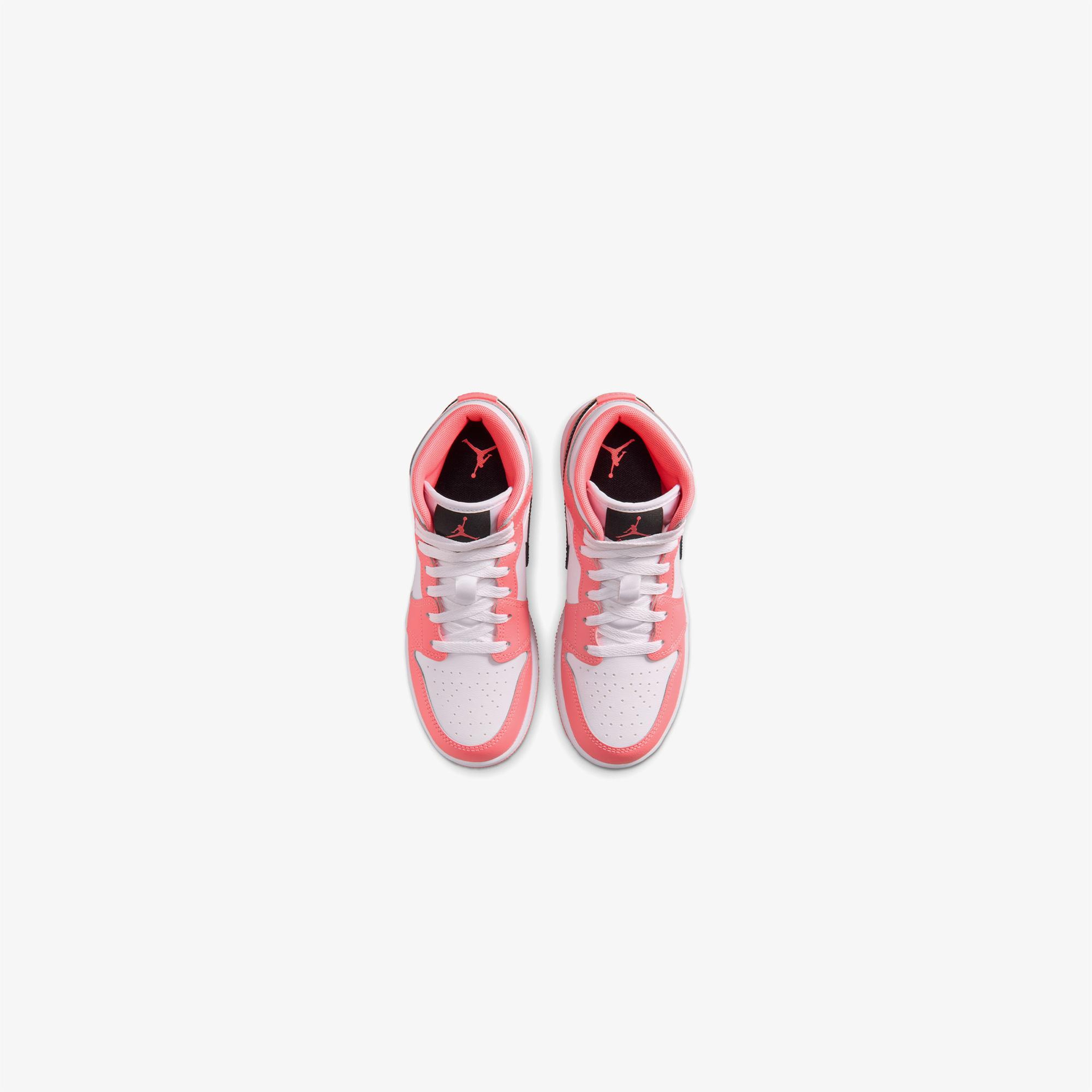 Jordan Air 1 Mid Pembe Spor Ayakkabı