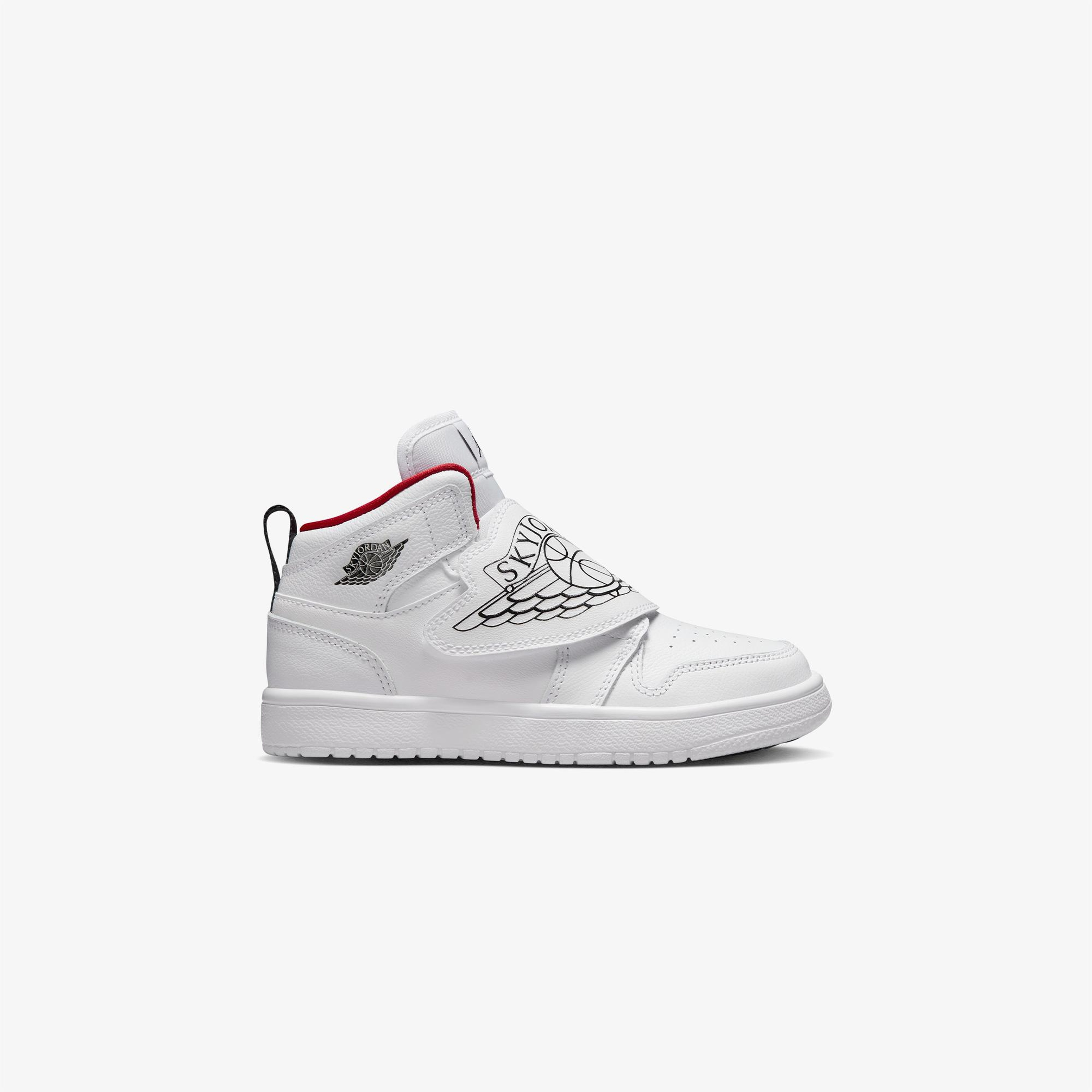 Jordan Sky 1 Çocuk Beyaz Spor Ayakkabı