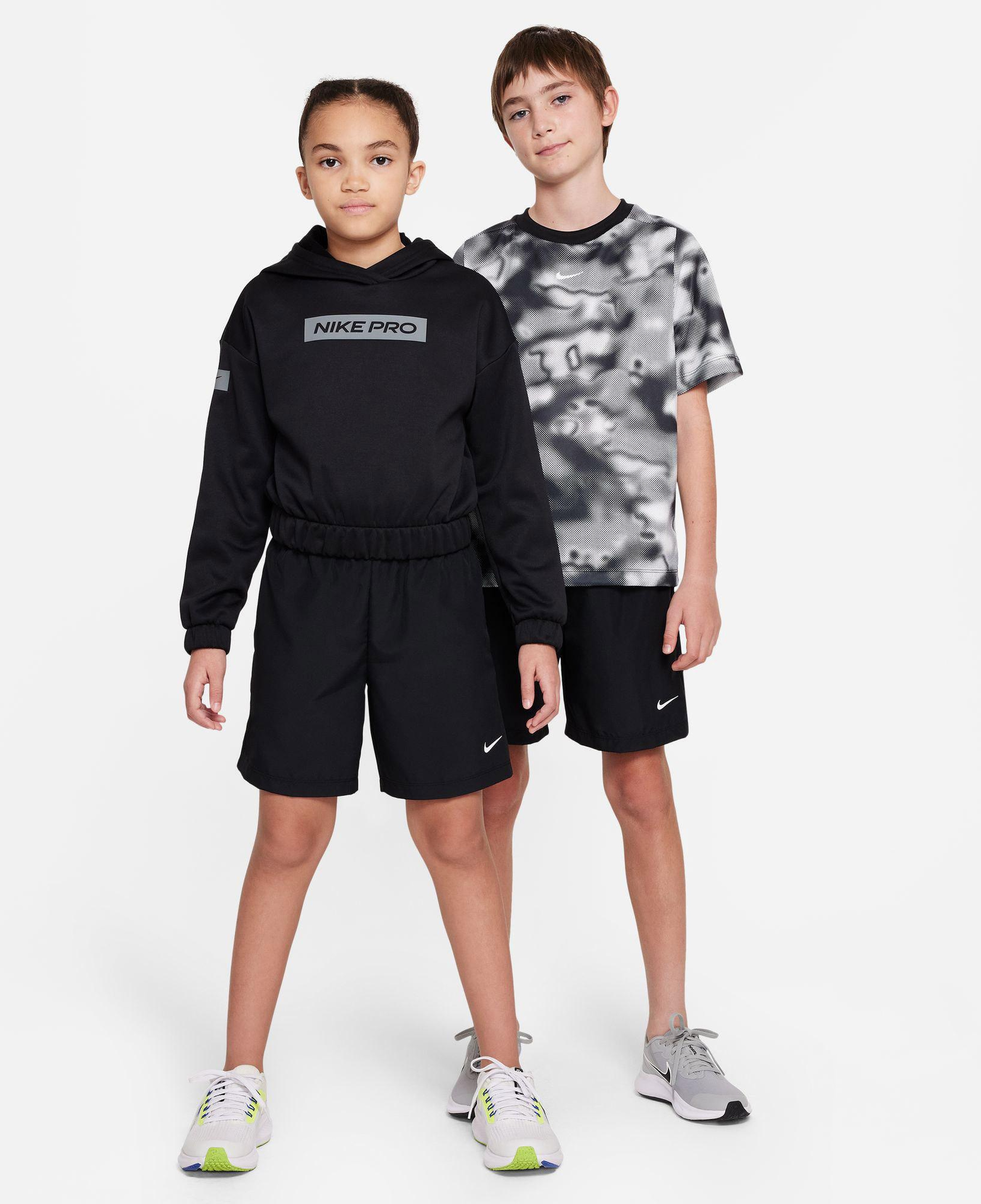 Nike Dri-Fit Multi Woven Çocuk Siyah Şort