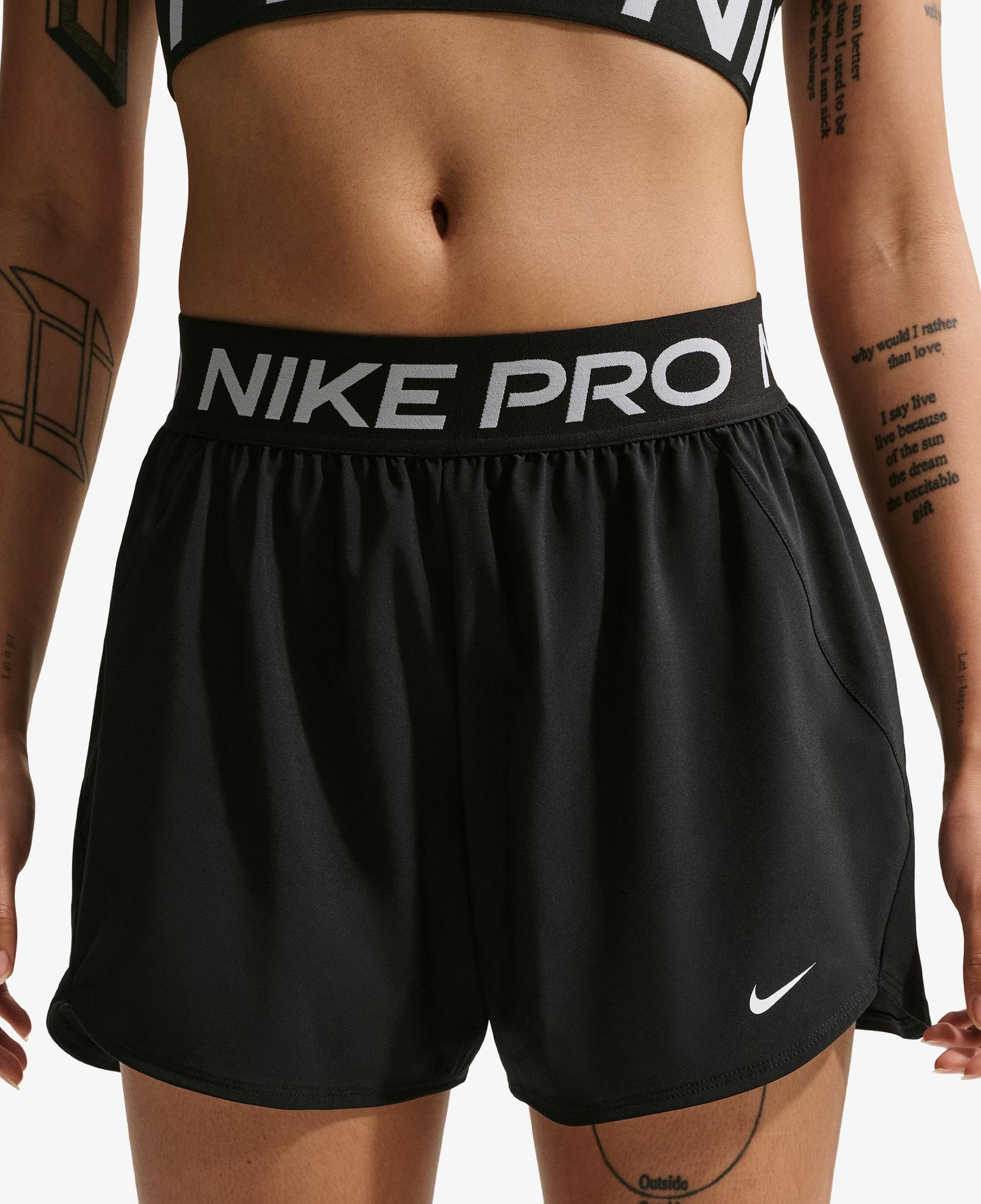 Nike Pro Dri-Fit 365 Woven 8 cm Kadın Siyah Şort