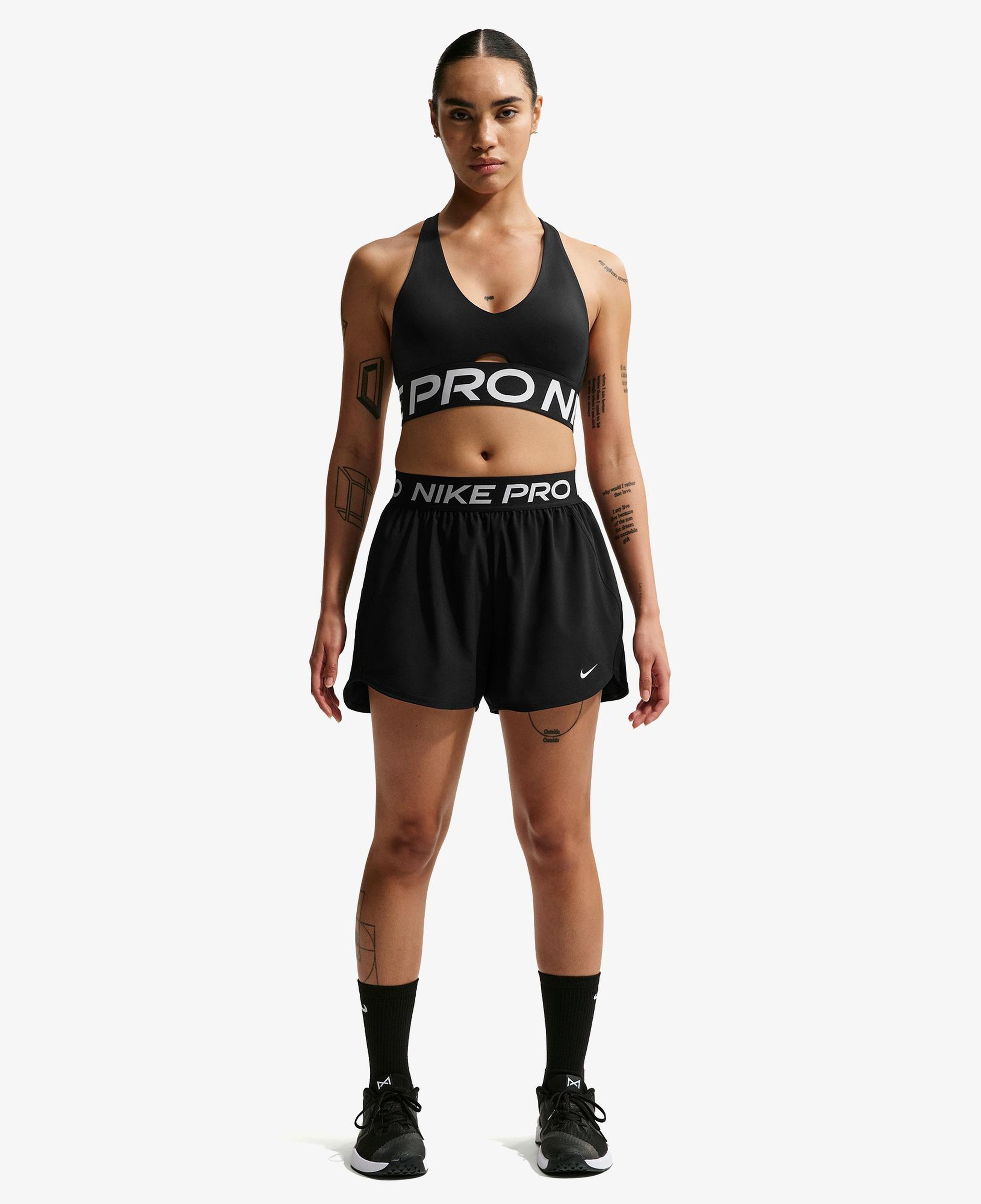 Nike Pro Dri-Fit 365 Woven 8 cm Kadın Siyah Şort