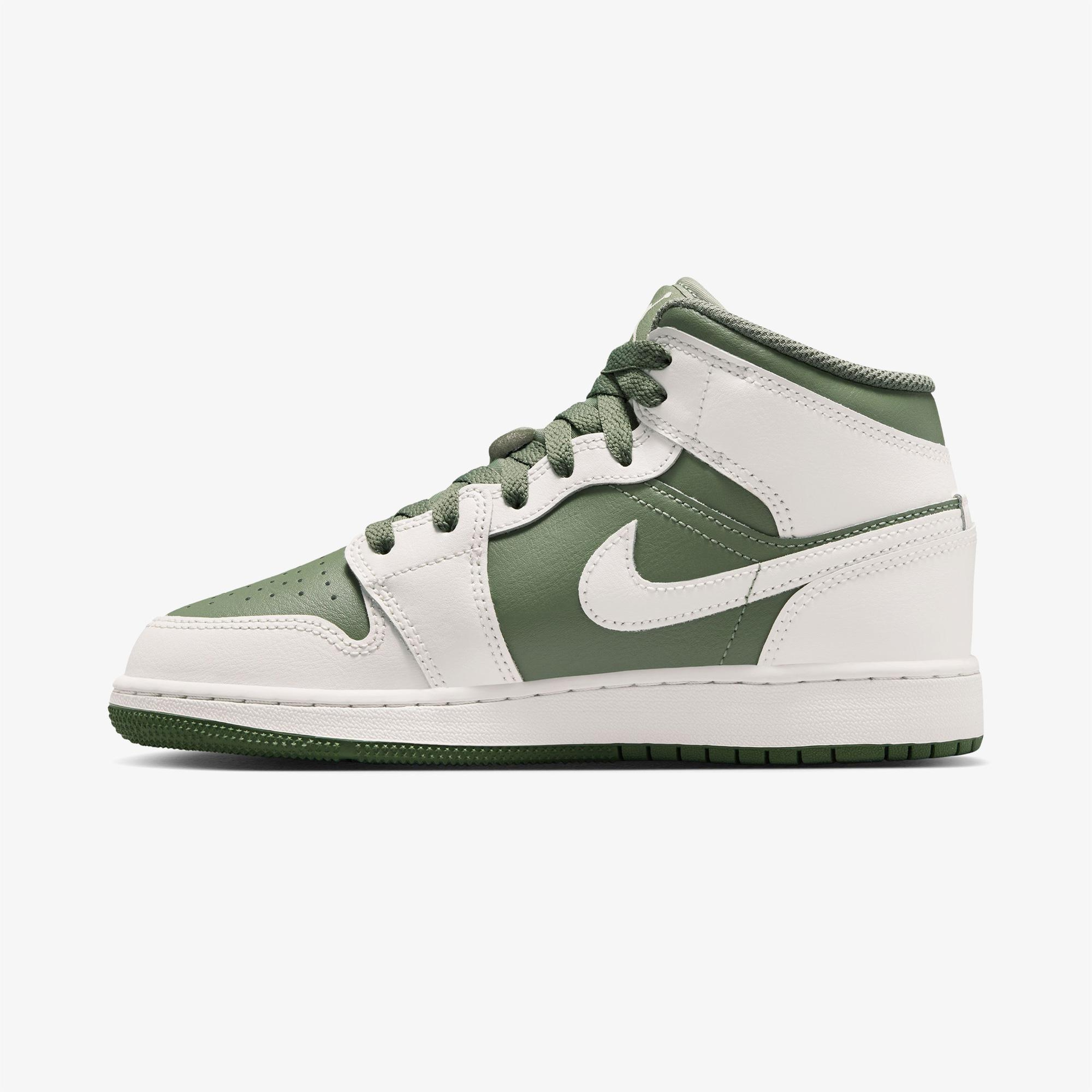 Jordan Air 1 Mid Yeşil Spor Ayakkabı
