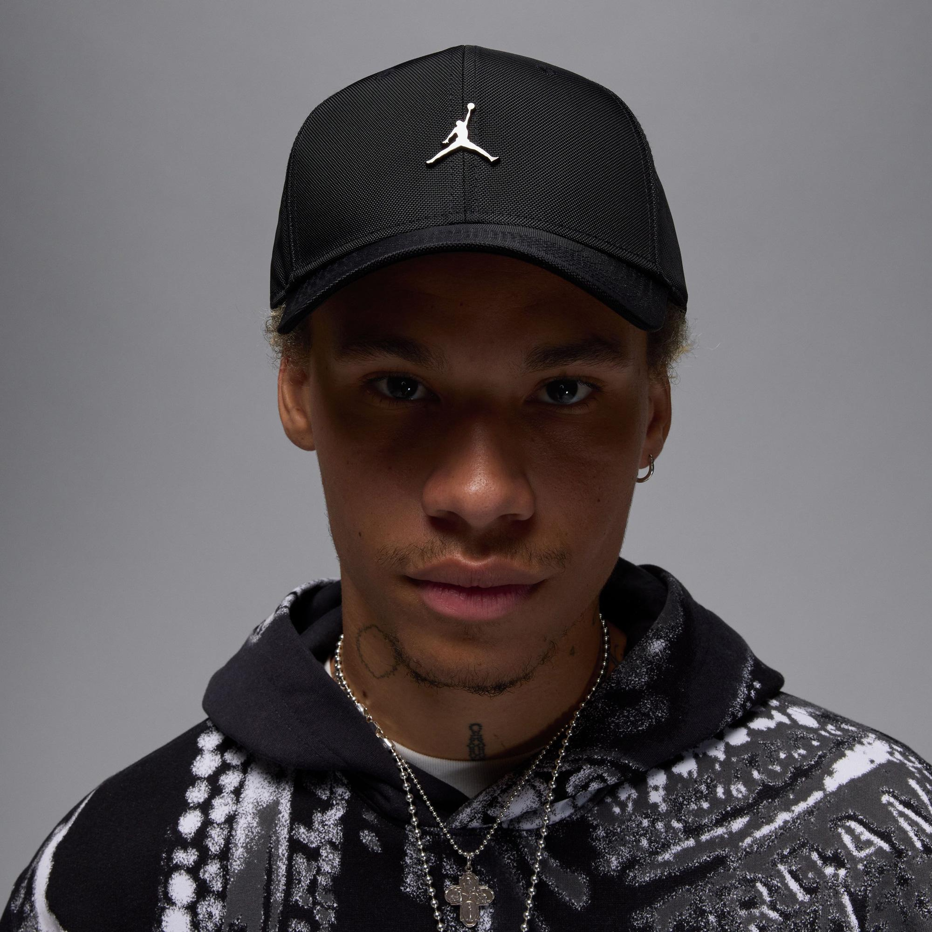 Jordan Rise Unisex Siyah Şapka