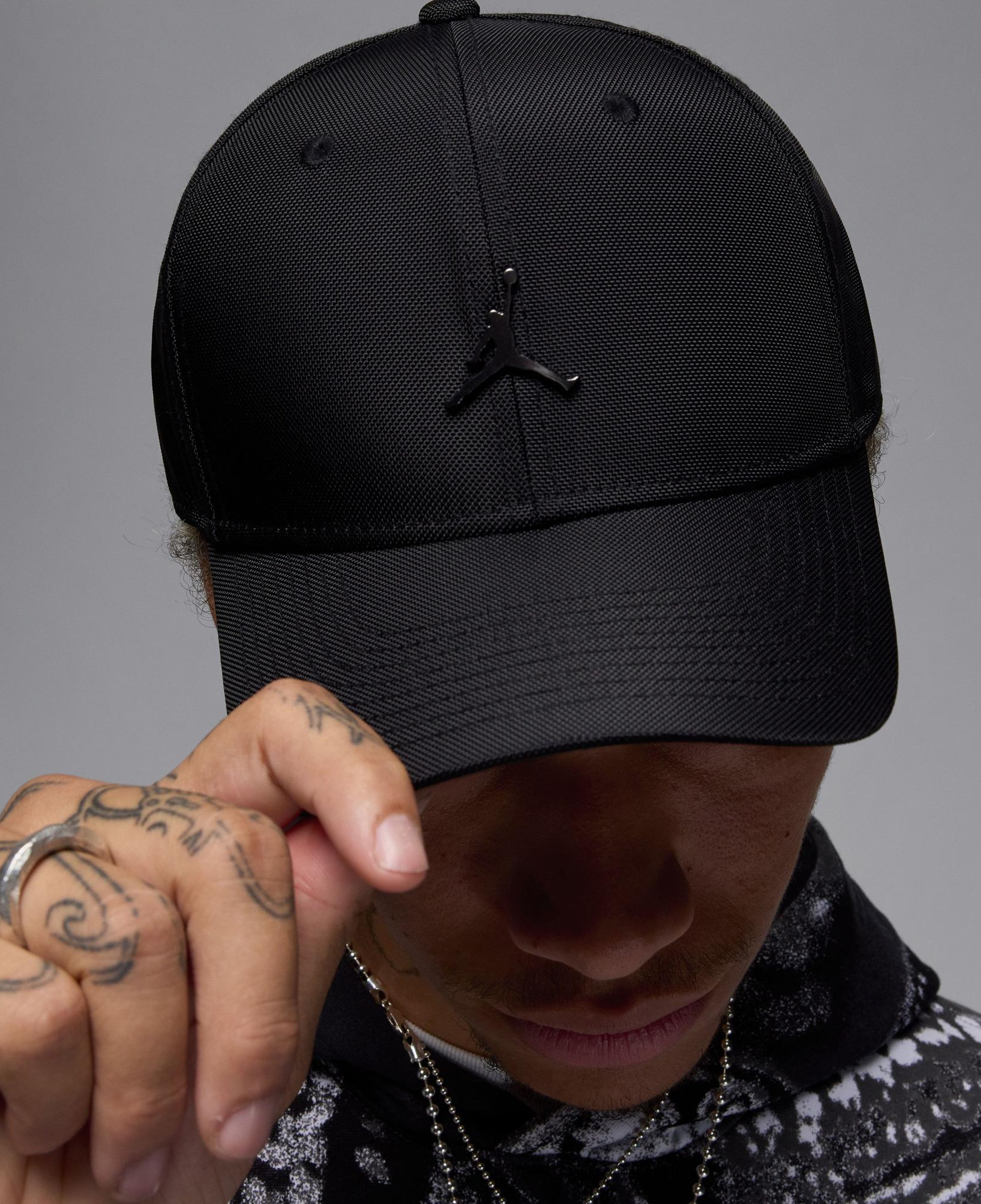 Jordan Rise Unisex Siyah Şapka