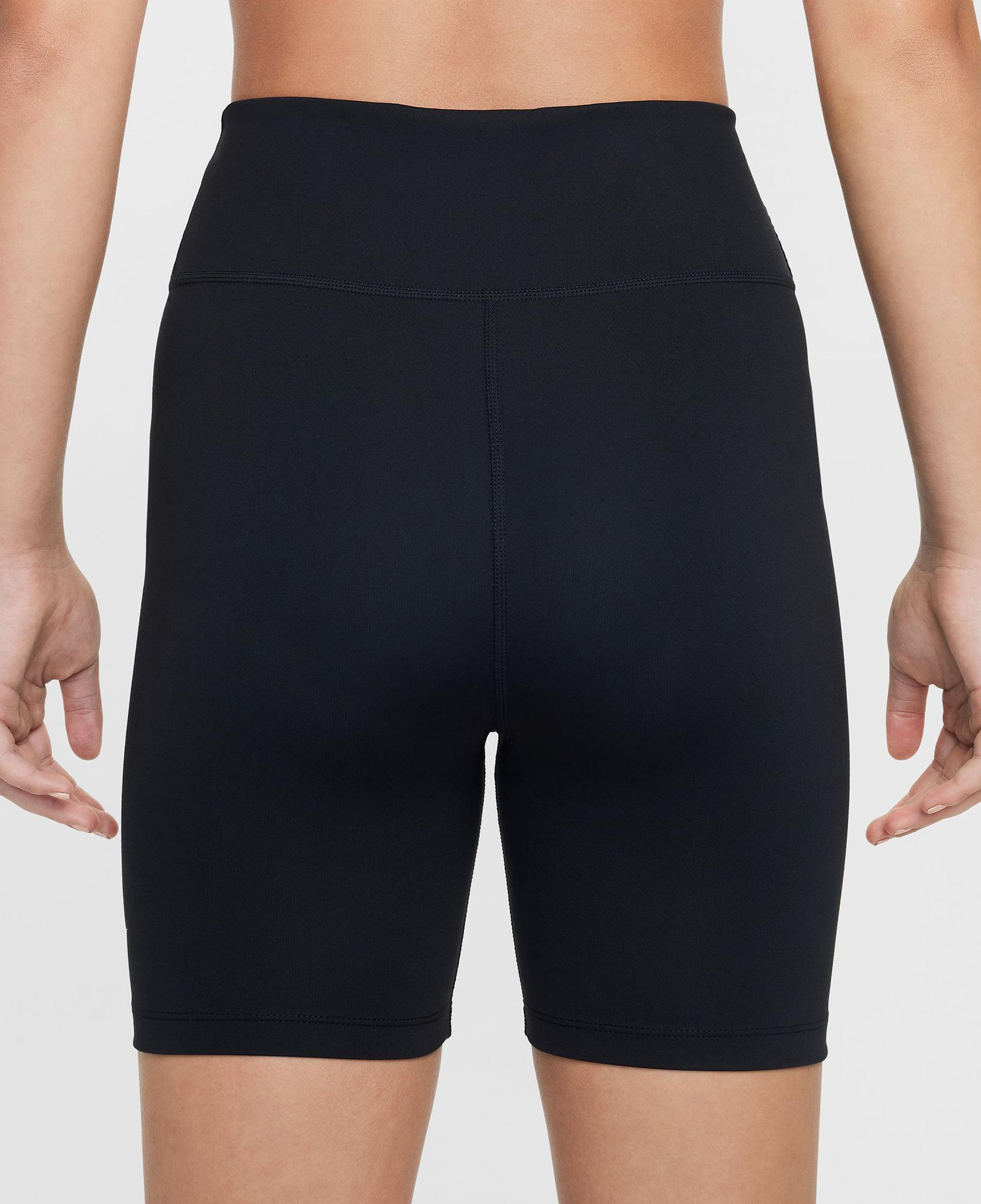 Nike Dri-Fit One 13 cm Çocuk Siyah Kısa Tayt