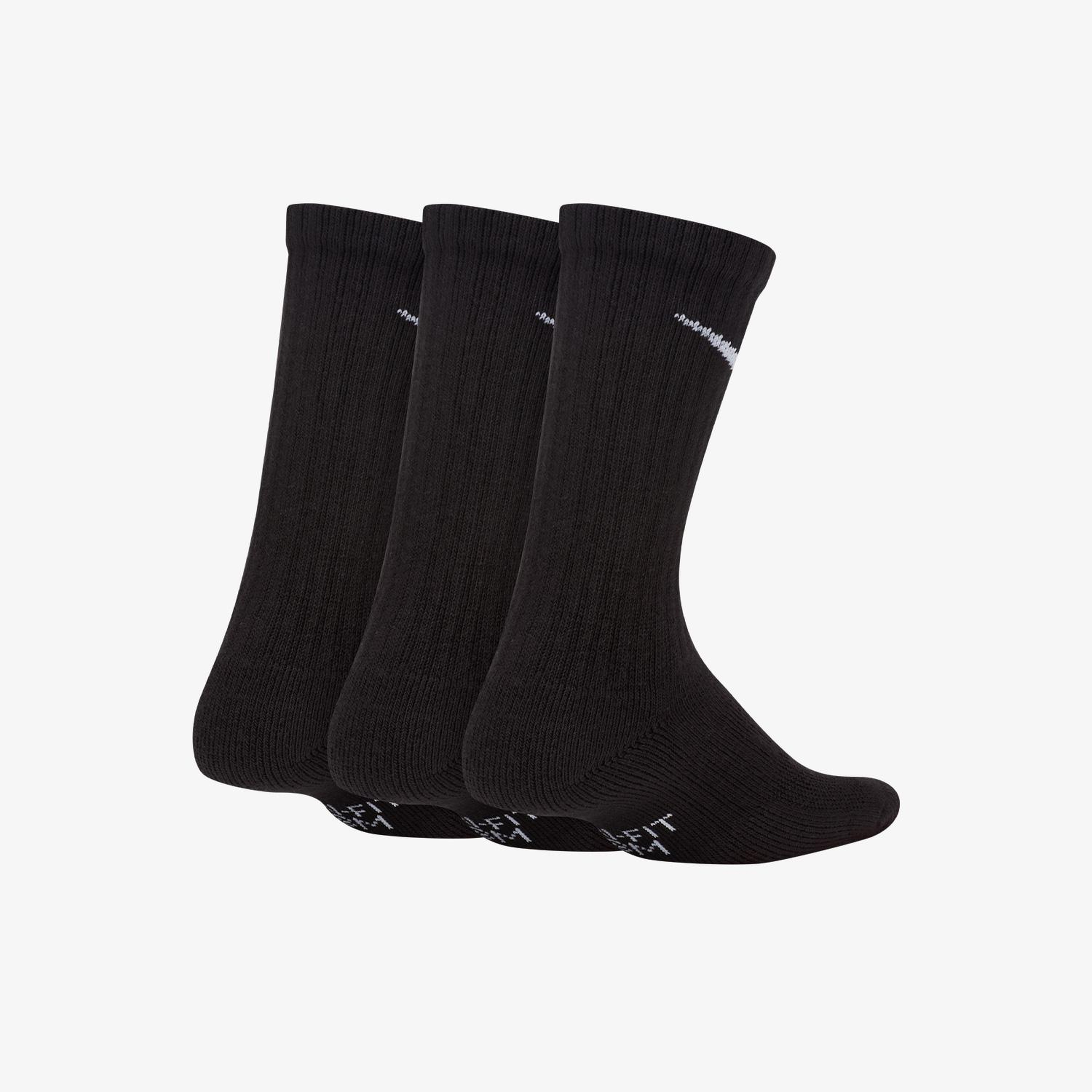 Nike Everyday 3'lü Çocuk Siyah Çorap