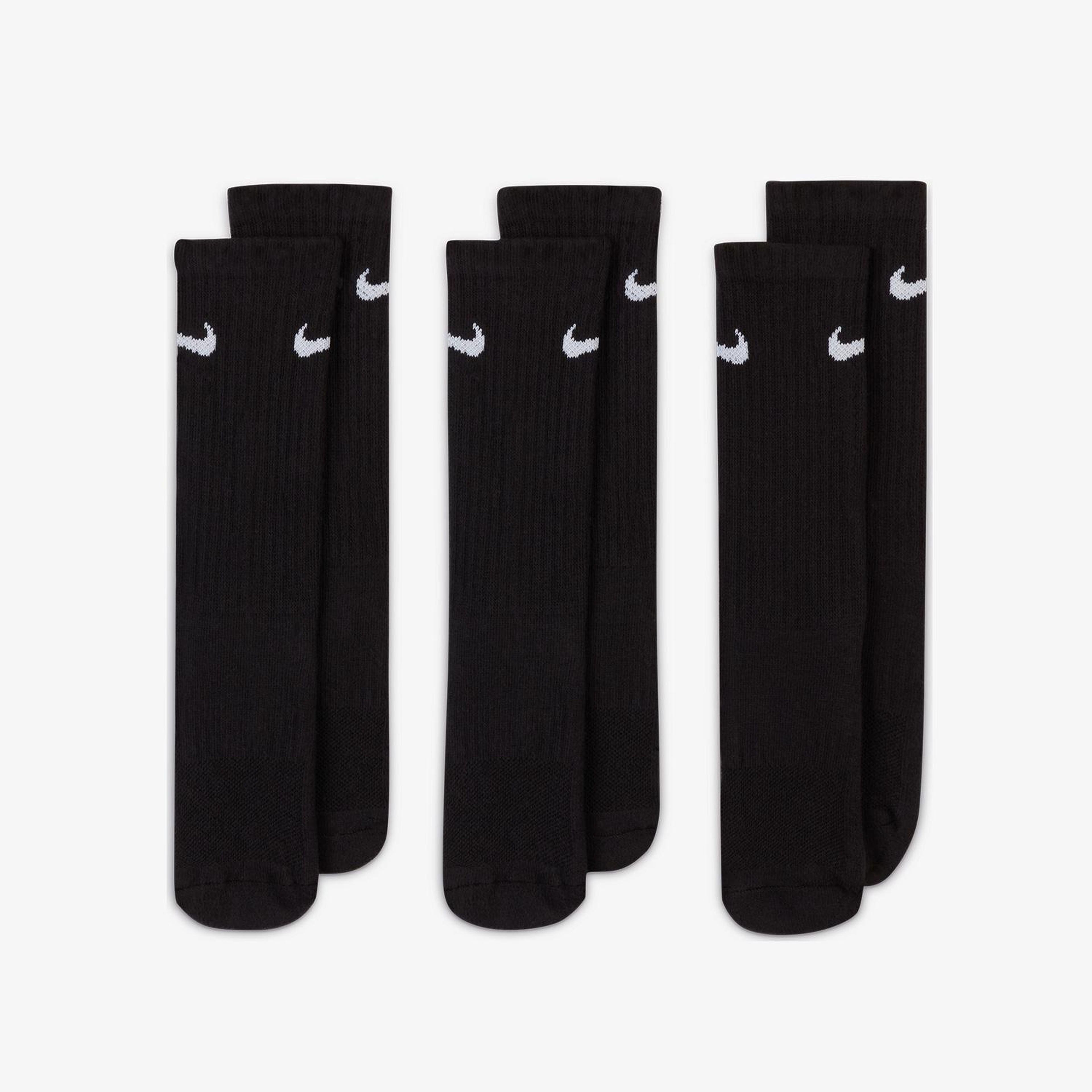 Nike Everyday 3'lü Çocuk Siyah Çorap